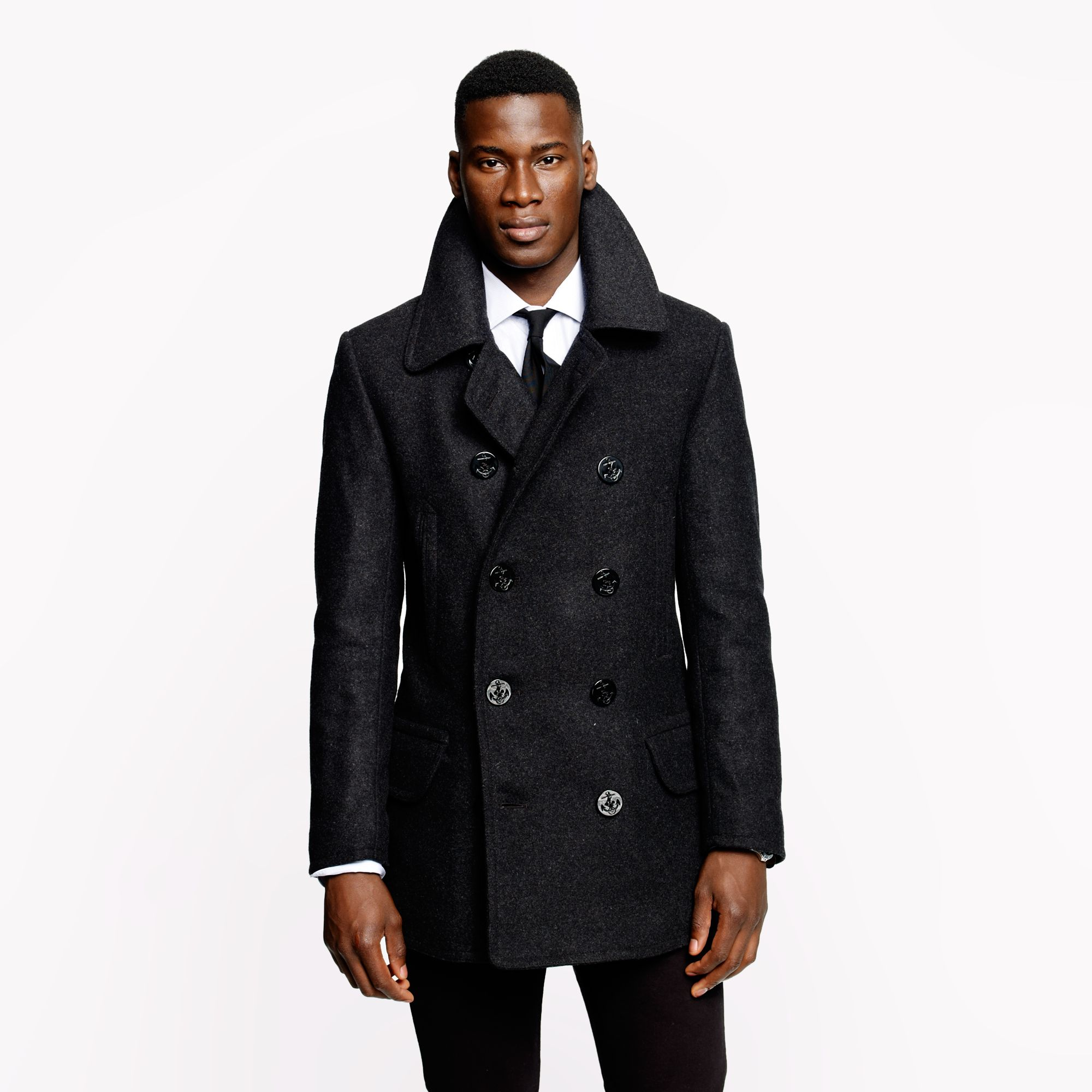 j crew peacoat mens