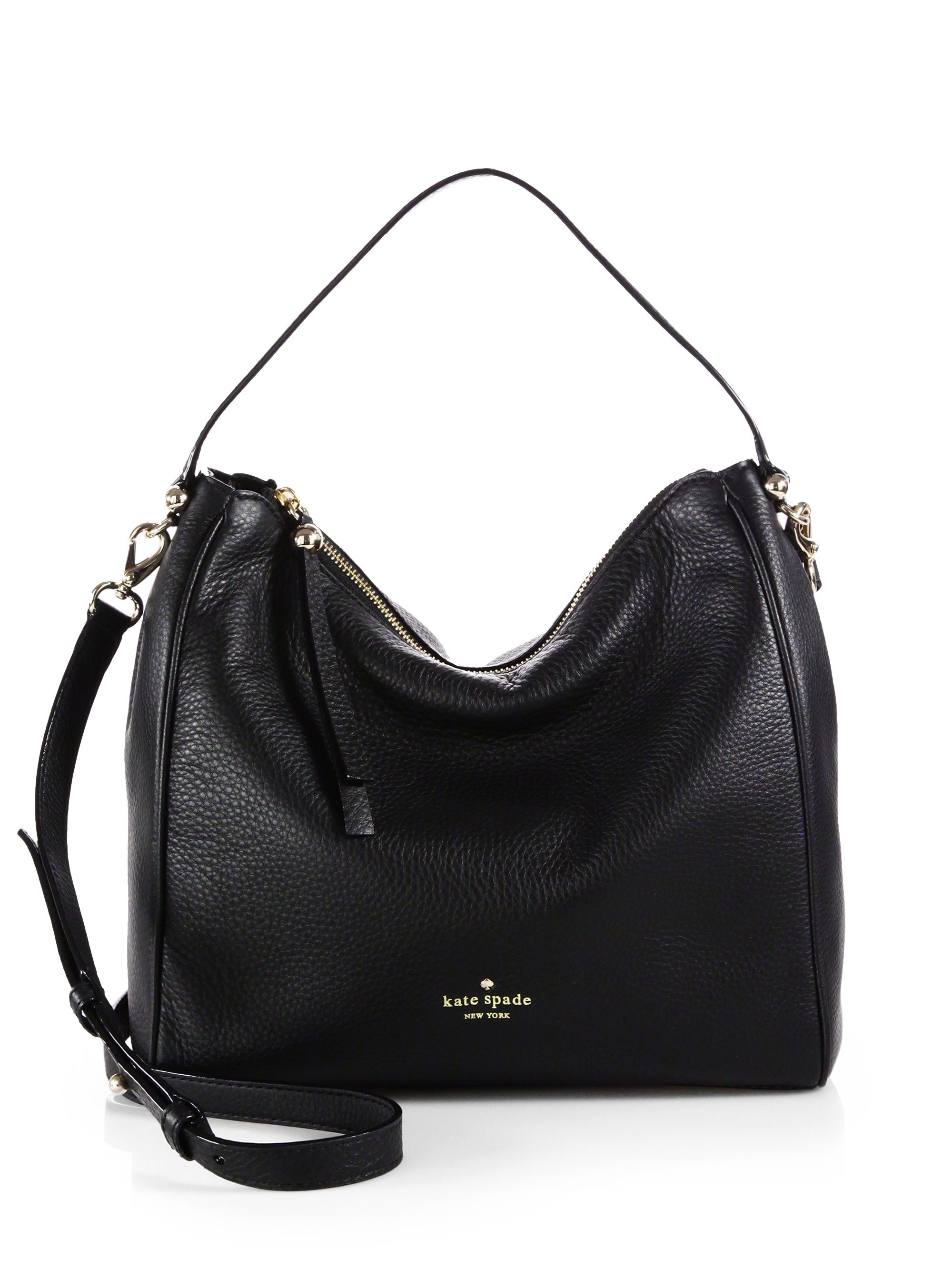 Lyst - Kate Spade New York Charles Street Haven Shoulder Bag in Black