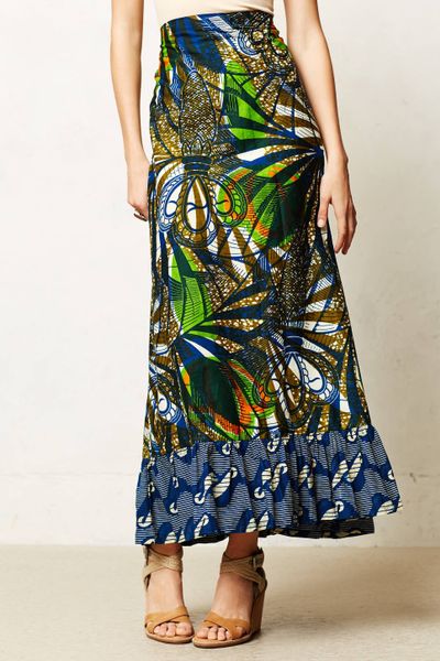 Anthropologie yellow velvet skirt Clearance