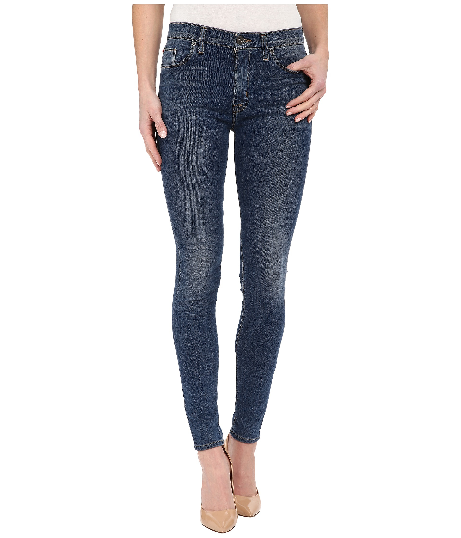 hudson barbara high waist super skinny jeans