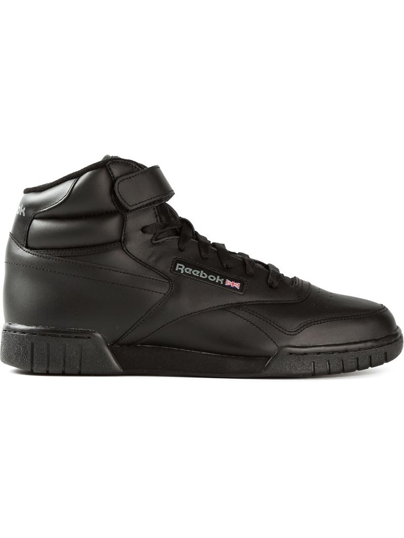 reebok high tops mens black