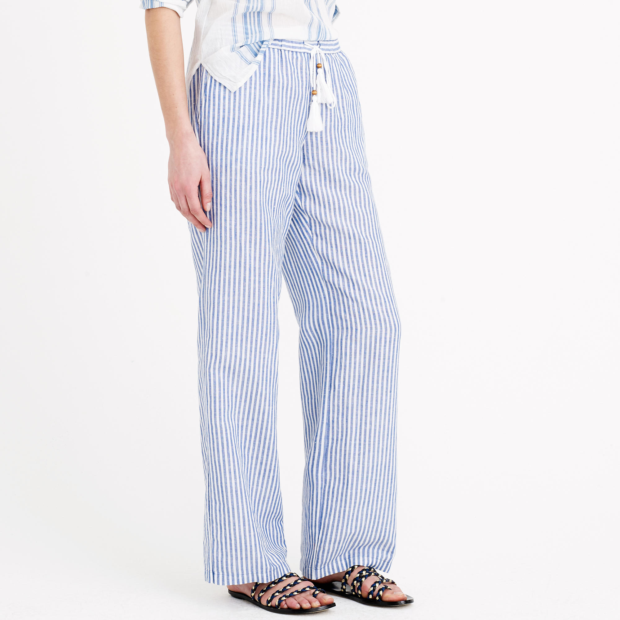 multicolor striped pants