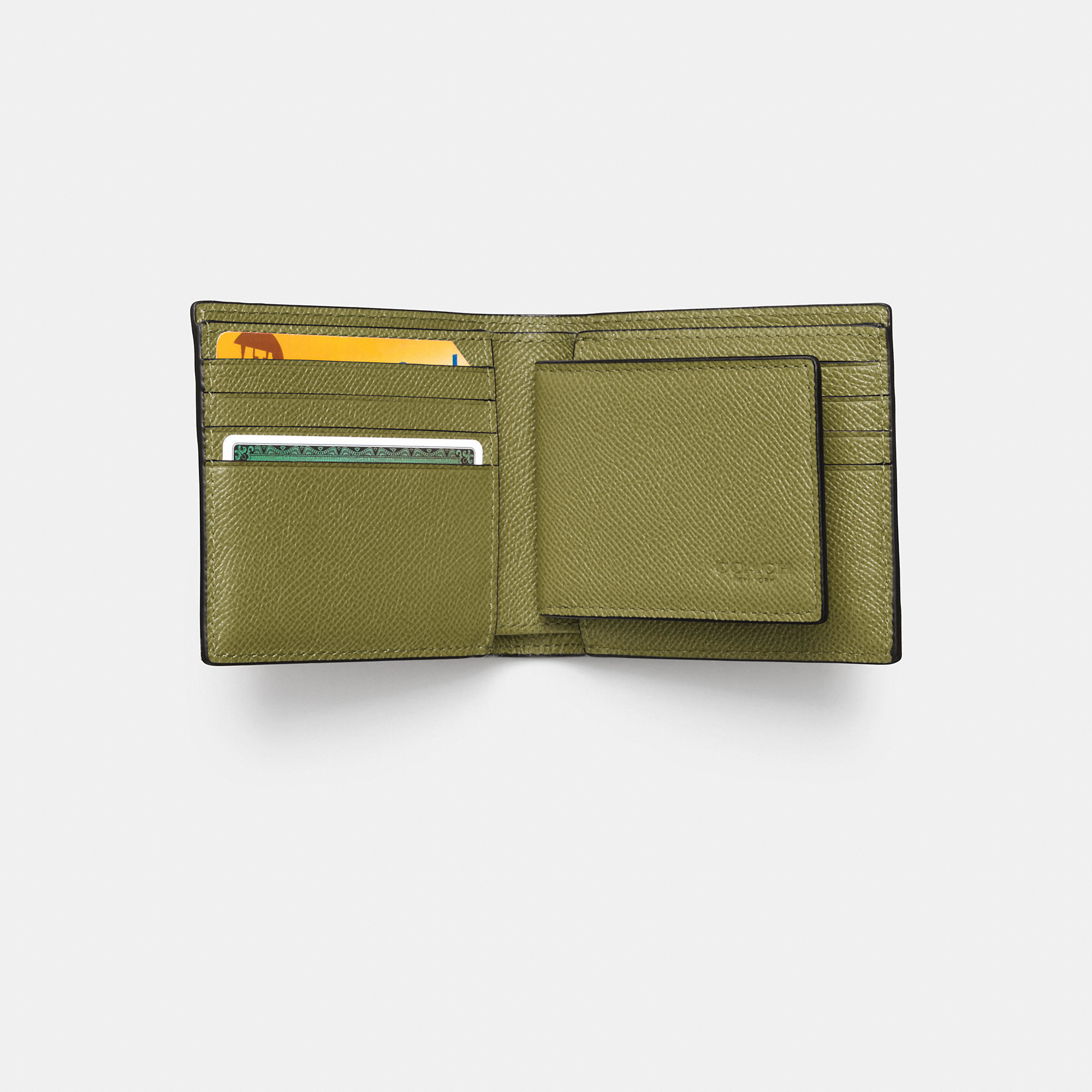 coach wallets moss