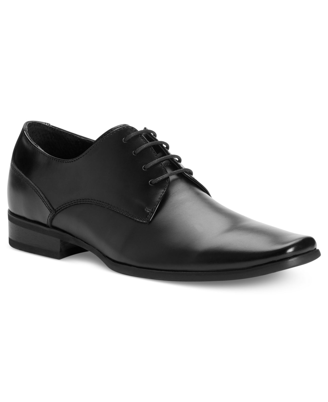 Calvin klein Brodie Leather Oxfords- Extended Widths Available in Black
