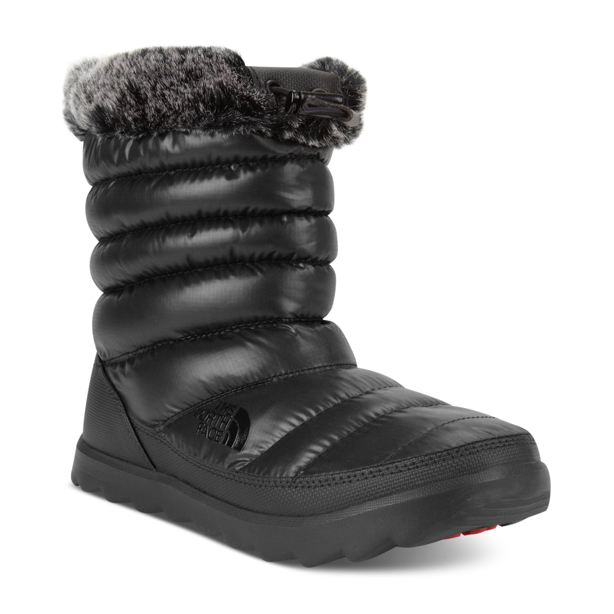 The North Face Women'S Thermoball Micro Baffle Booties in Black (Shiny ...