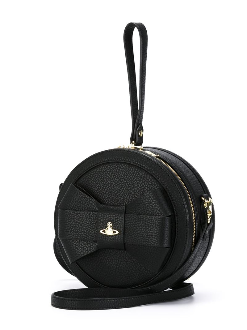 Lyst - Vivienne westwood anglomania Round Shape Cross Body Bag in Black