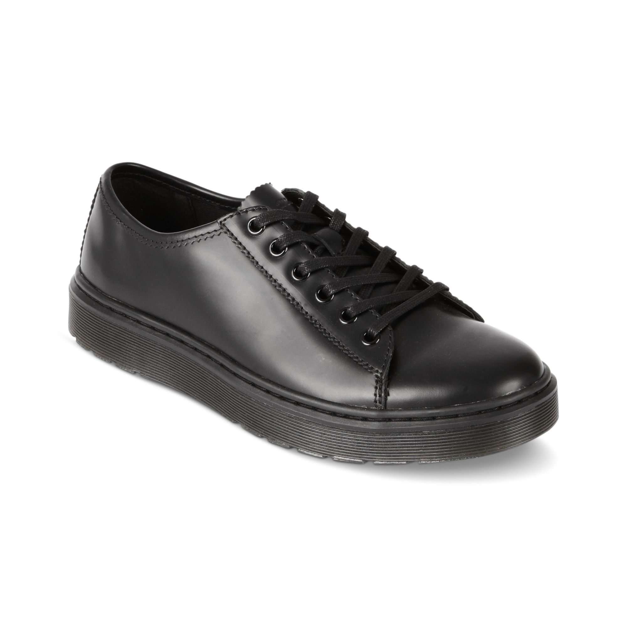 Dr. Martens Farrell Lace To Toe Shoes in Black for Men (black smooth ...