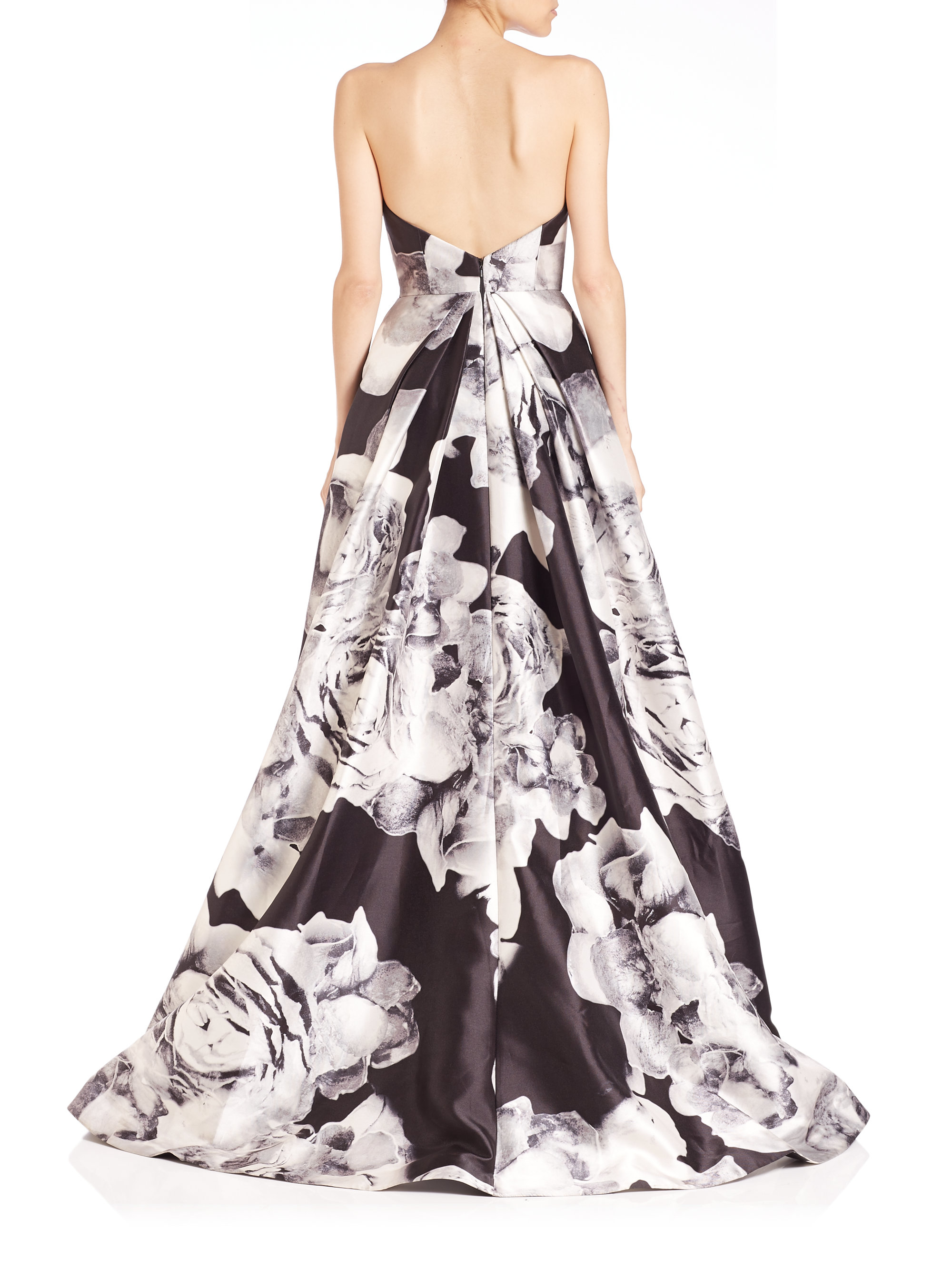 ml monique lhuillier floral overlay