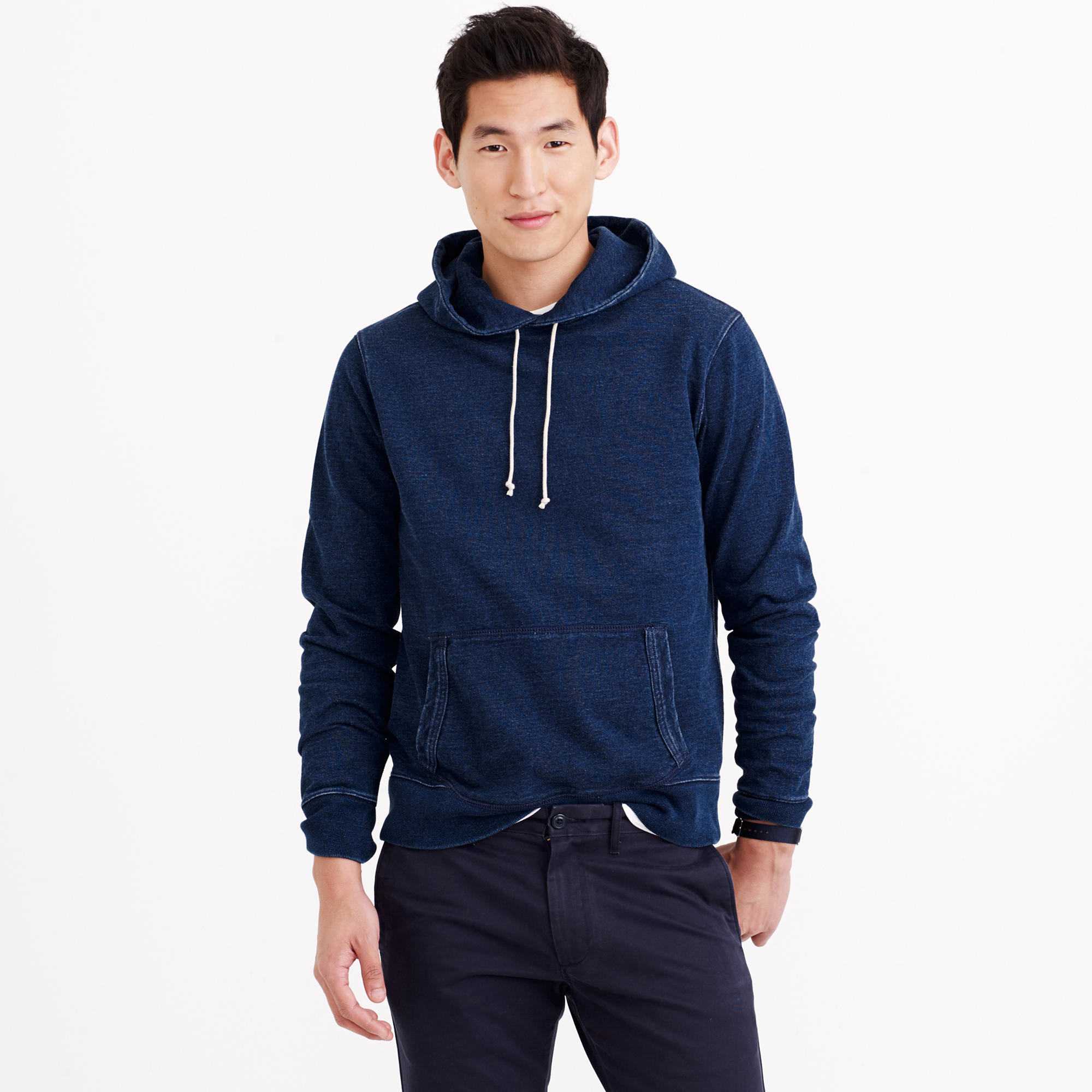 Lyst - J.Crew Wallace & Barnes Indigo Pullover Hoodie in Blue for Men