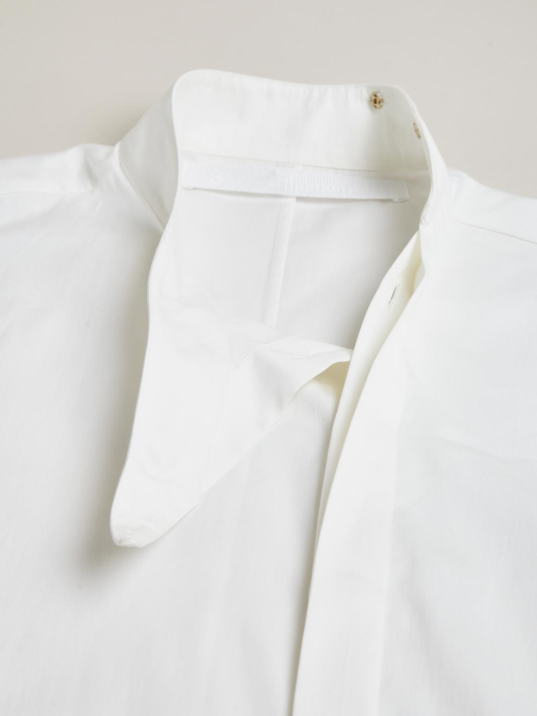 Lyst - Thamanyah Dervish Collar Short Sleeve Shirt in White for Men