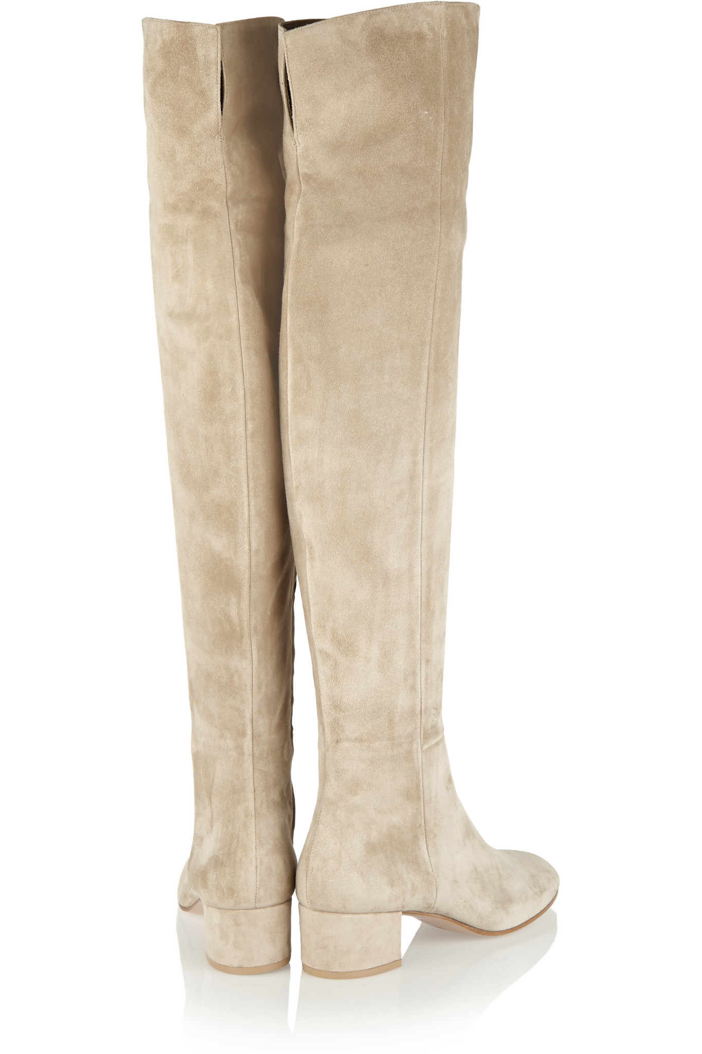 Lyst - Gianvito Rossi Suede Over-the-knee Boots