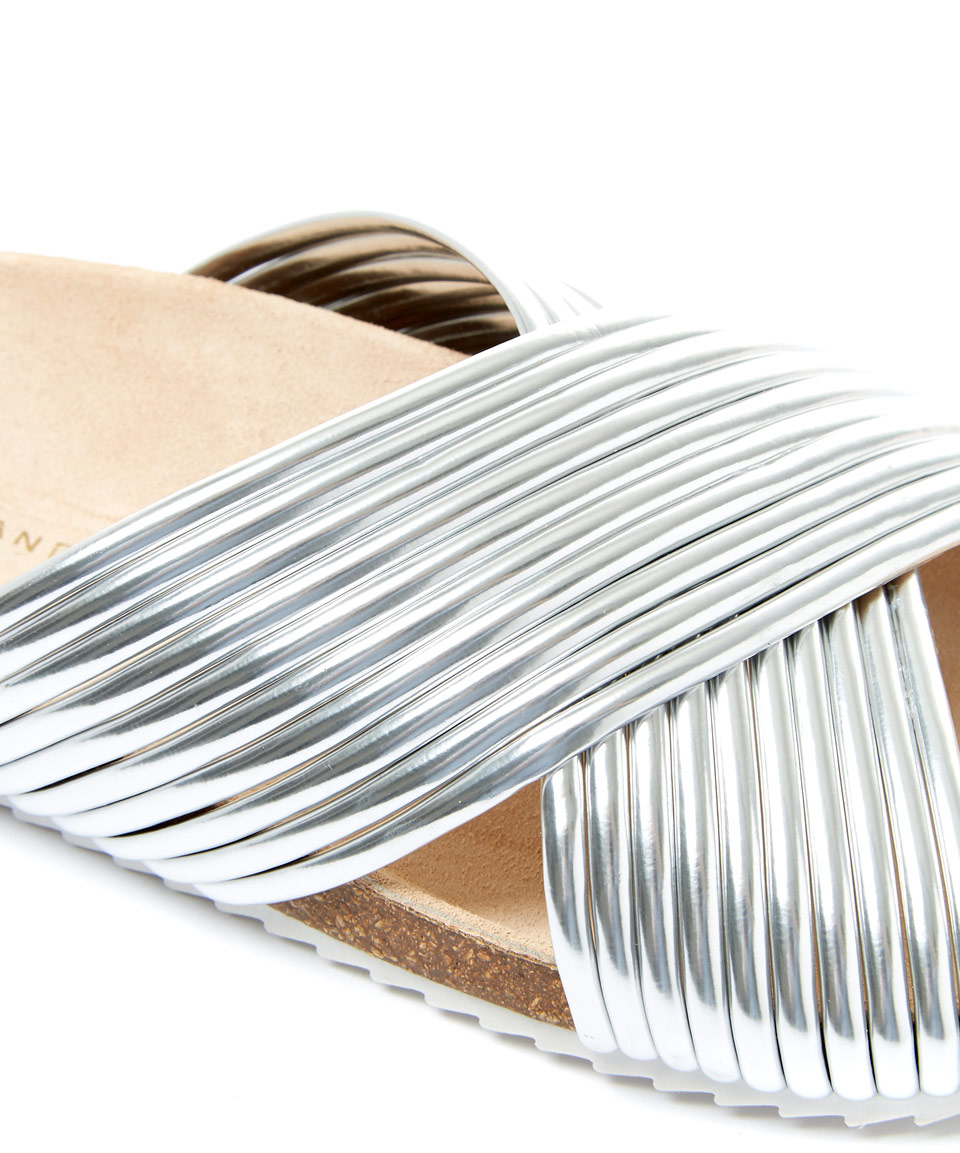 loeffler randall silver sandals