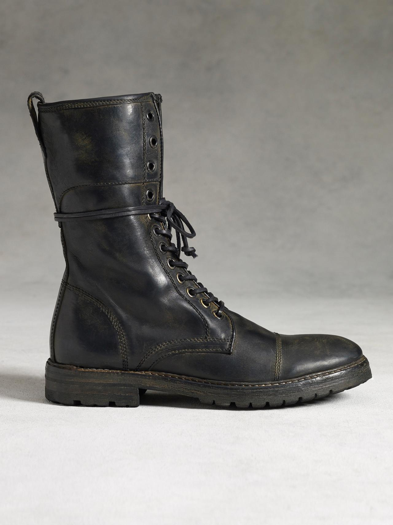 john varvatos brooklyn lug lace boot