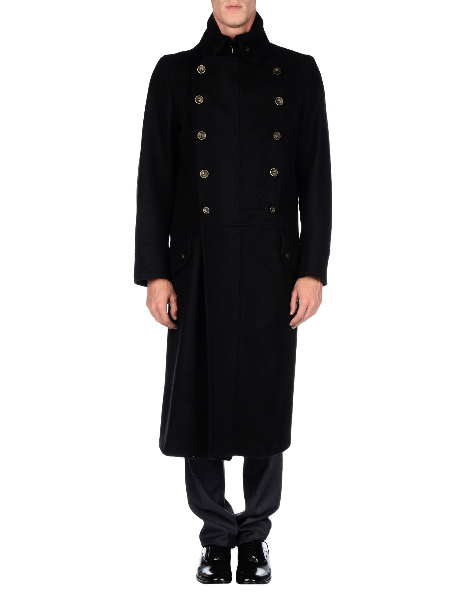 Lyst - Karl Lagerfeld Coat in Black for Men
