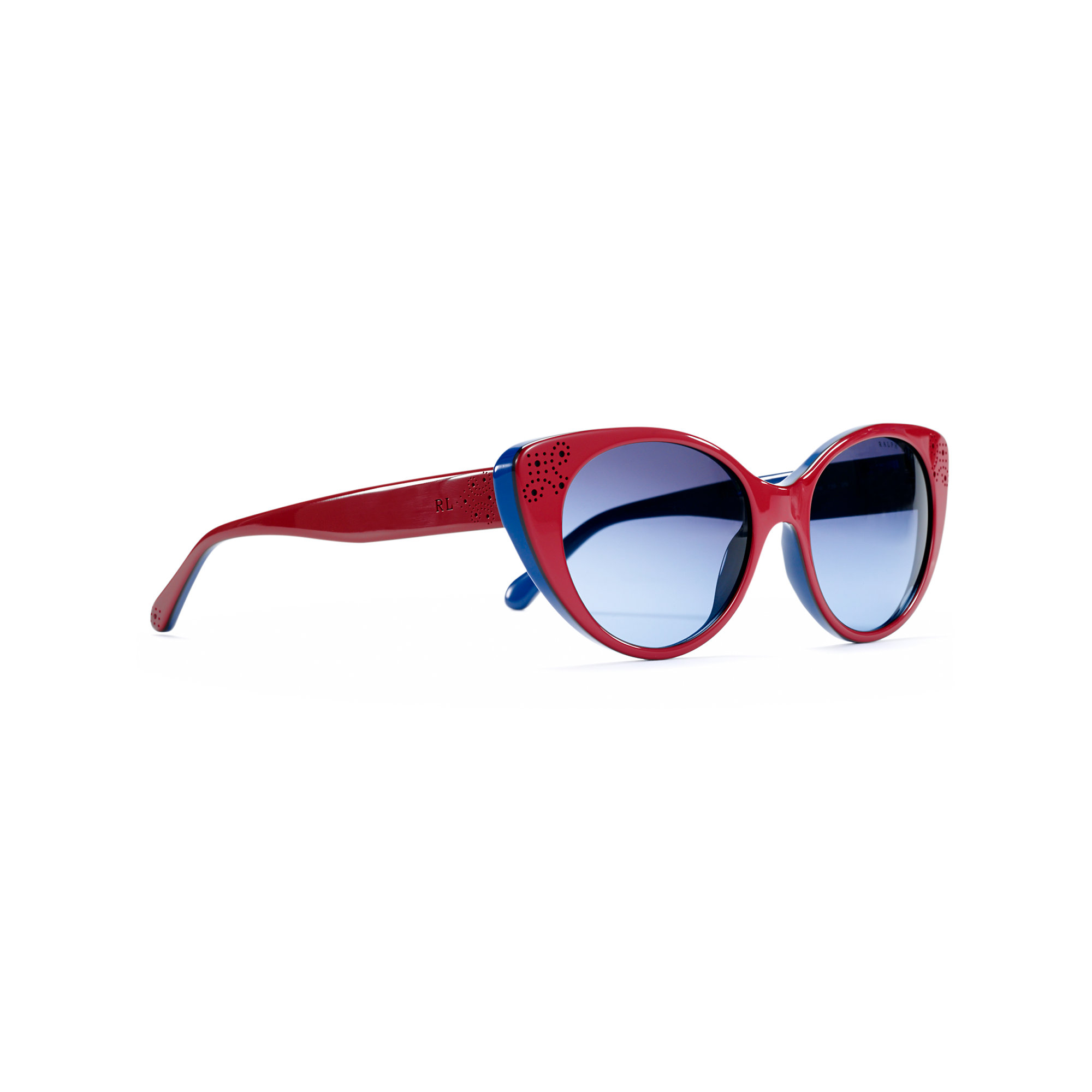 Ralph lauren Cat Eye Spectator Sunglasses in Red | Lyst