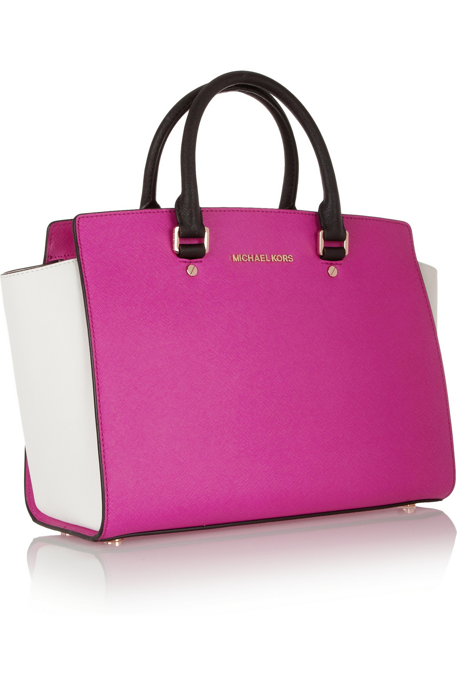 michael kors color block tote