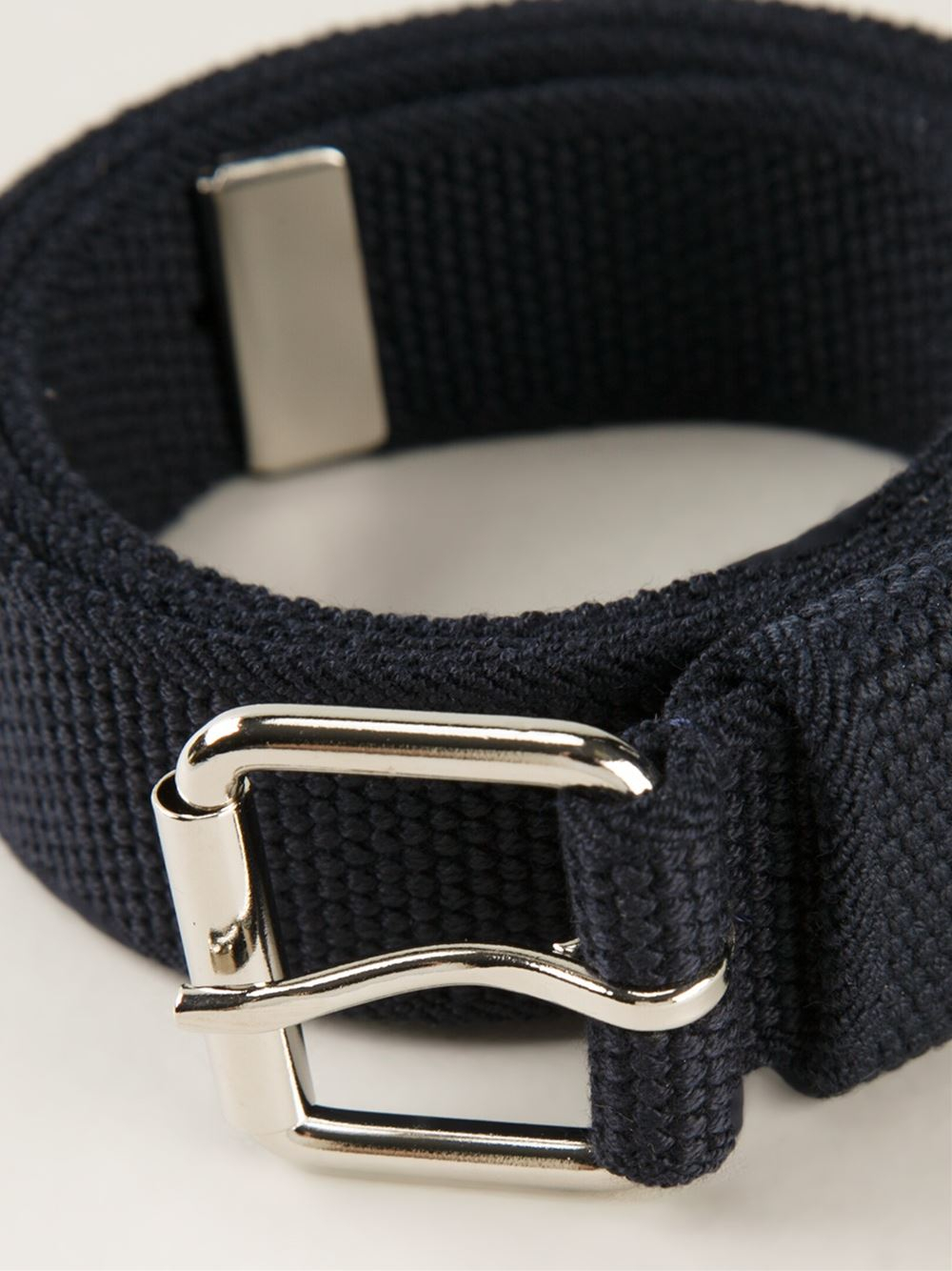 Lyst - Comme des Garçons Woven Belt in Blue for Men