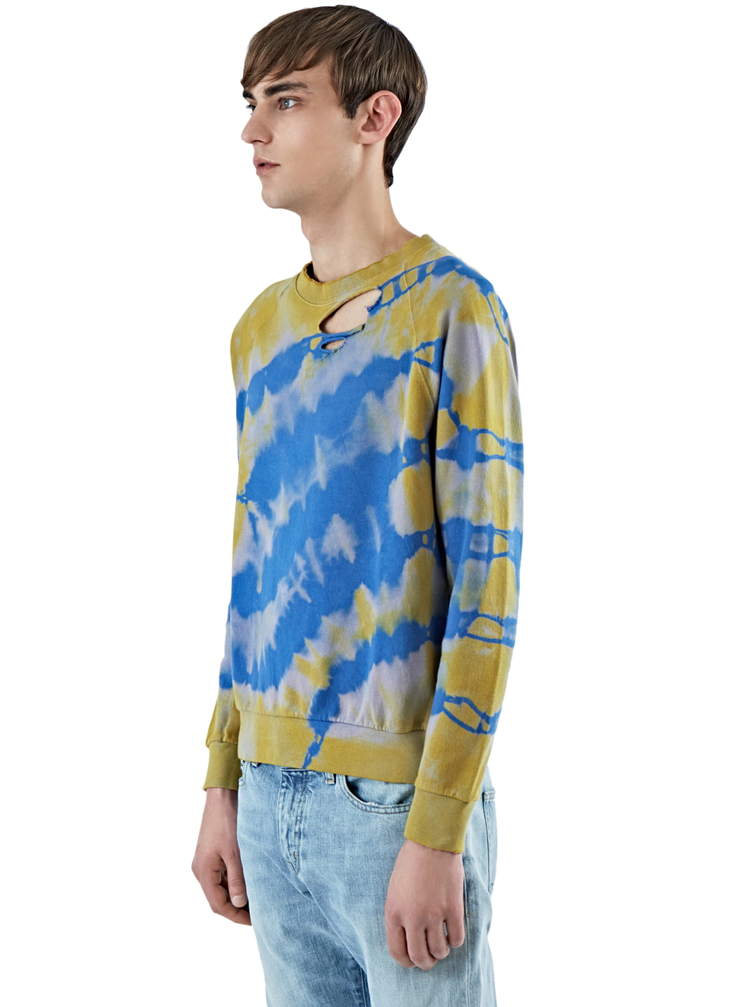 saint laurent sweatshirt tie dye