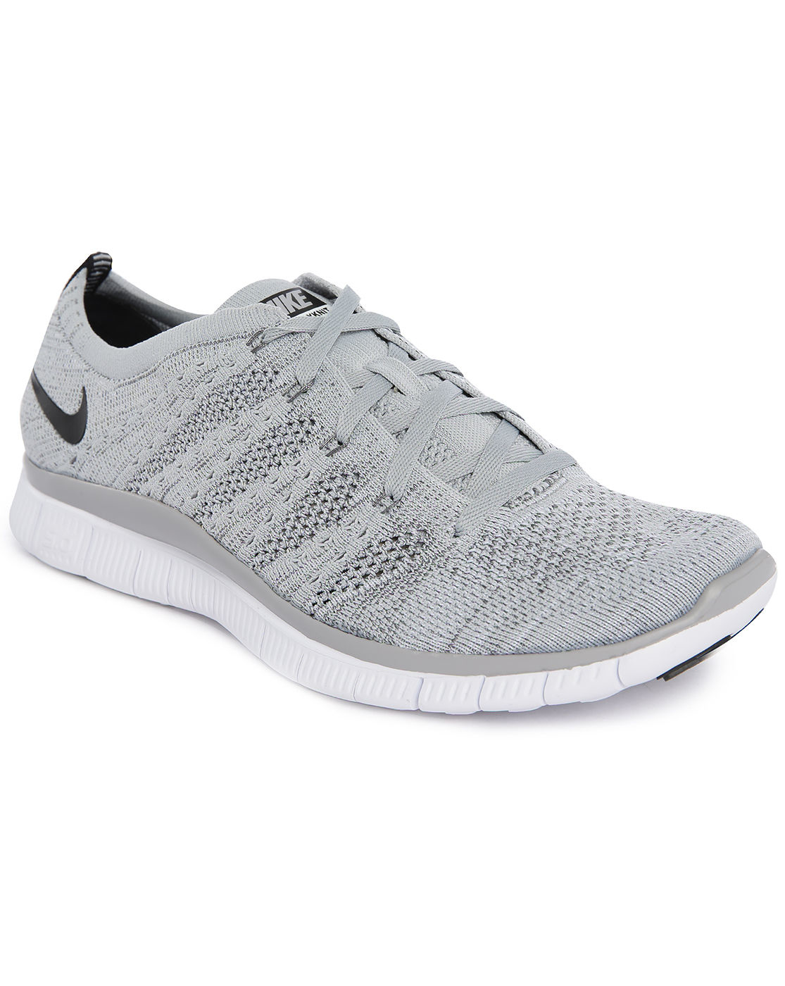 Nike Grey Free Flyknit Nsw Sneakers in Gray for Men Lyst