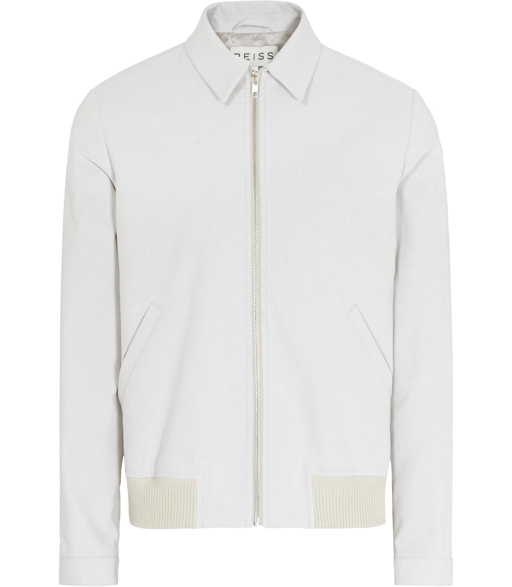 white reiss coat