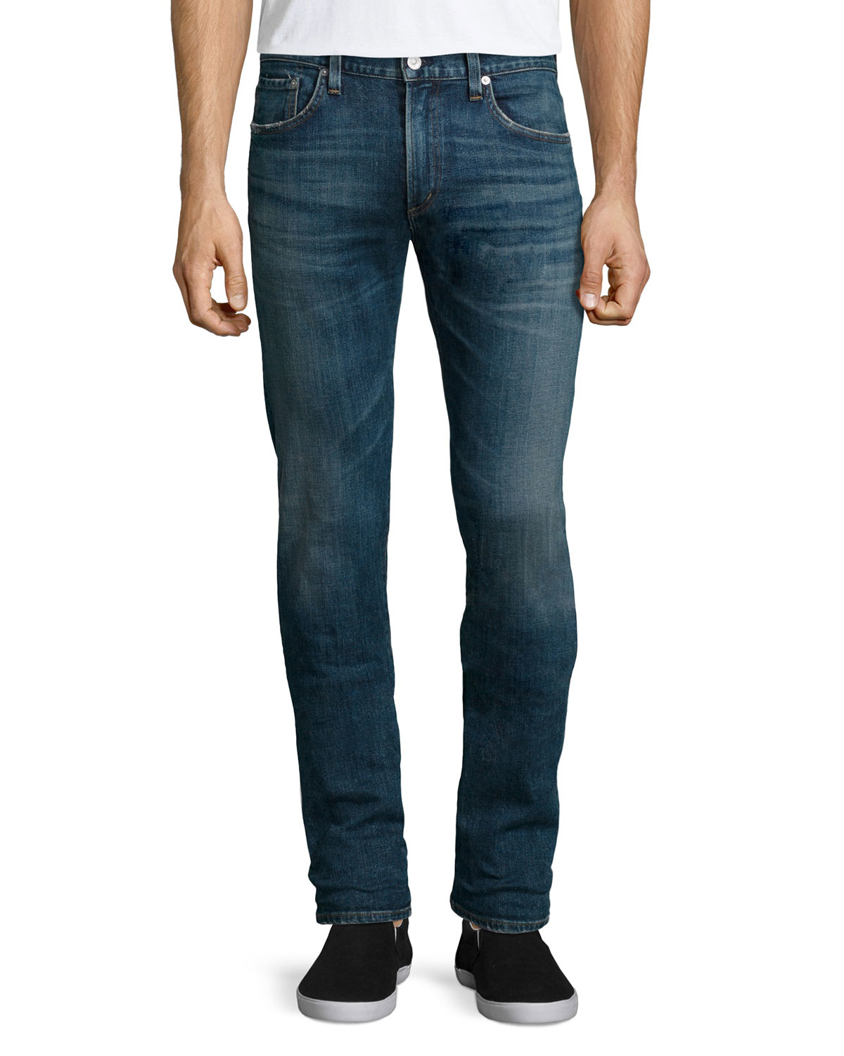 Lyst - Citizens of Humanity Core Slim Straight Morrison Jeans in Blue ...