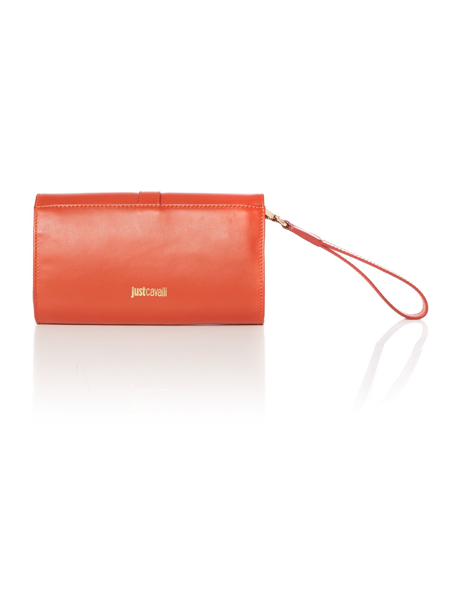 Lyst Just cavalli Red Wristlet Clutch Bag in Red