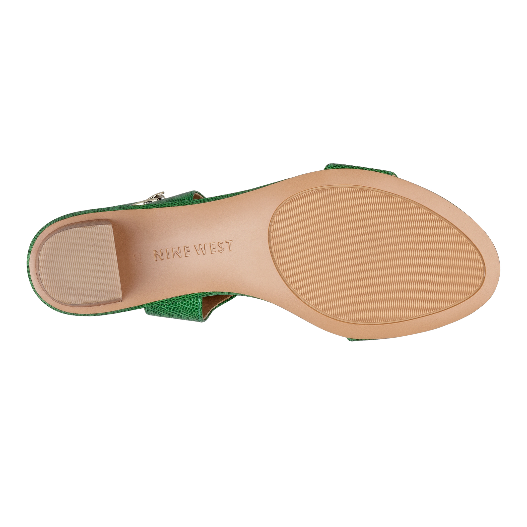 Lyst - Nine West Tasha Open-toe Ankle-strap Sandals Sandal in Green