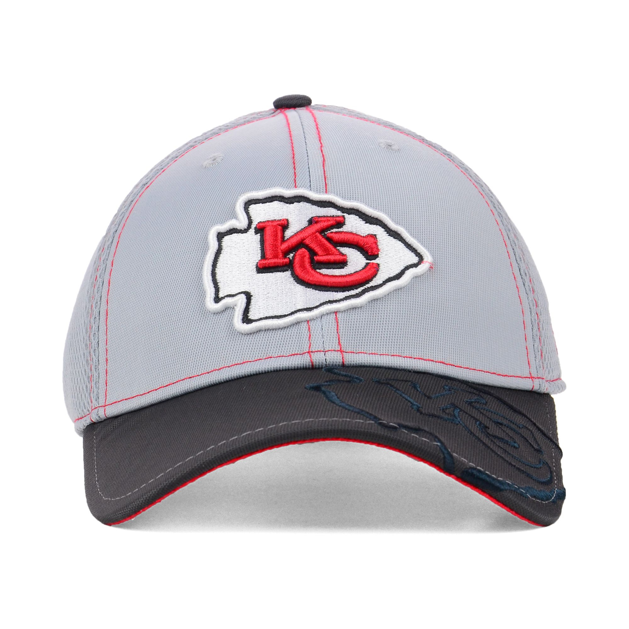 New Era | Gray Kansas City Chiefs Logo Crop Neo 39Thirty Cap | Lyst