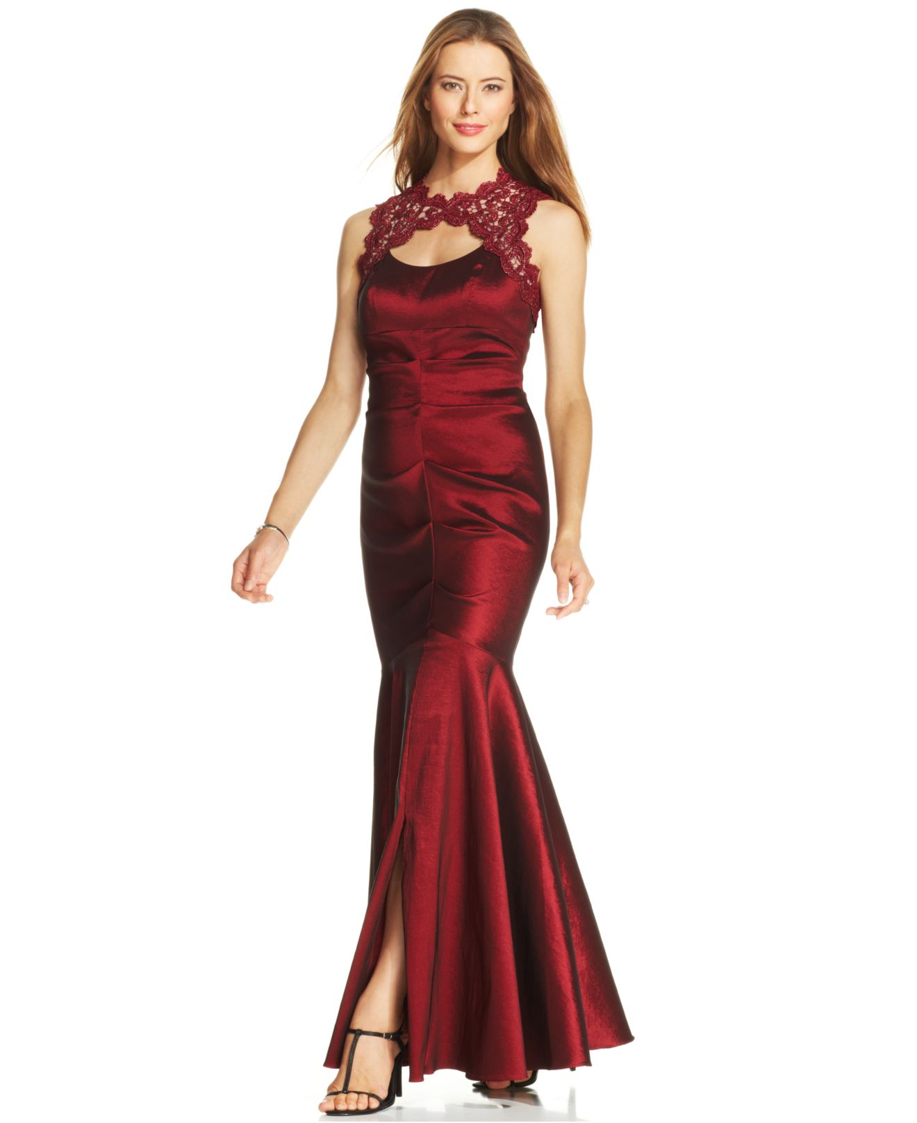 macy's red prom dresses