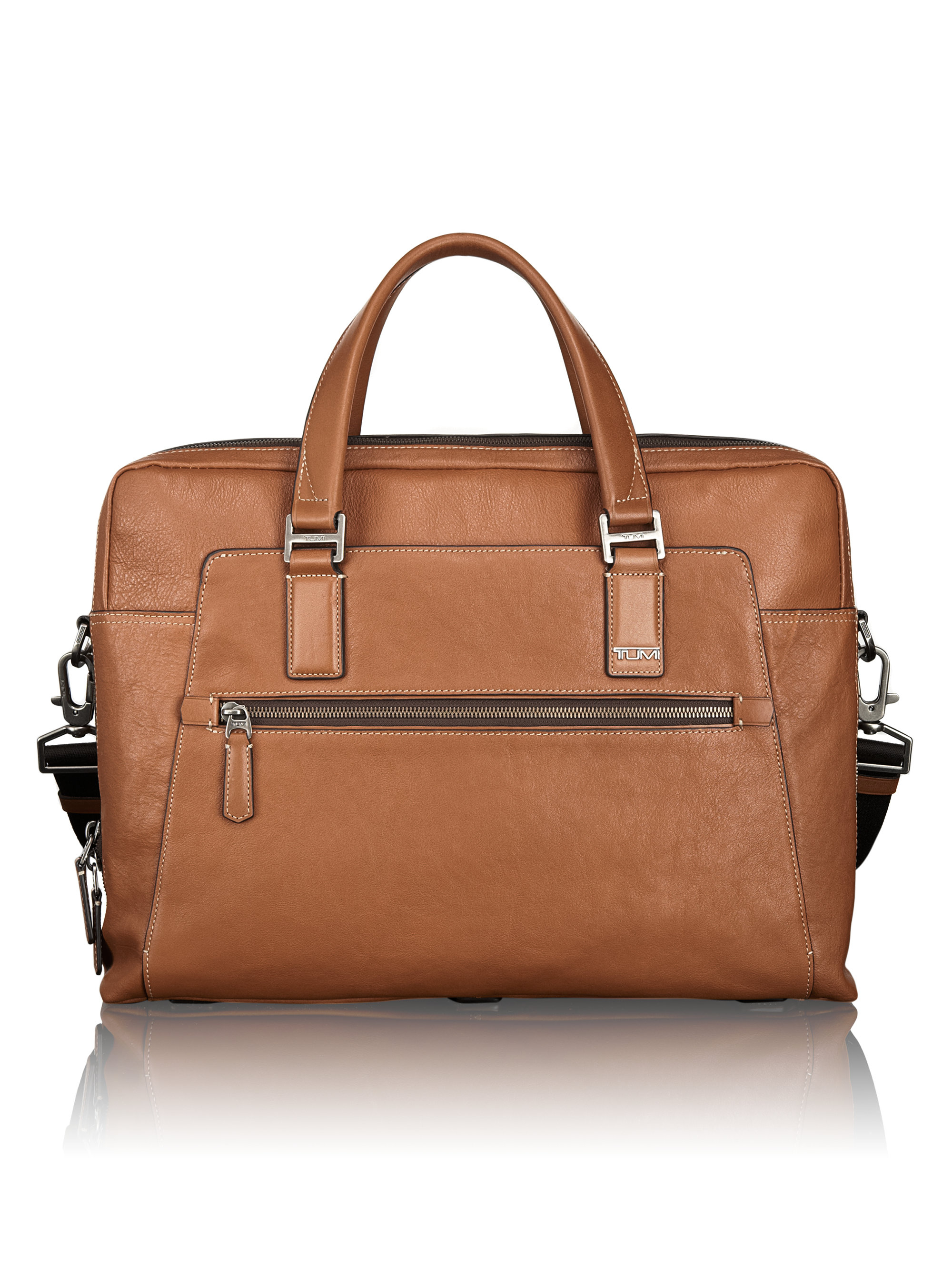 Lyst Tumi Vernon iLeatheri iBriefcasei in Brown