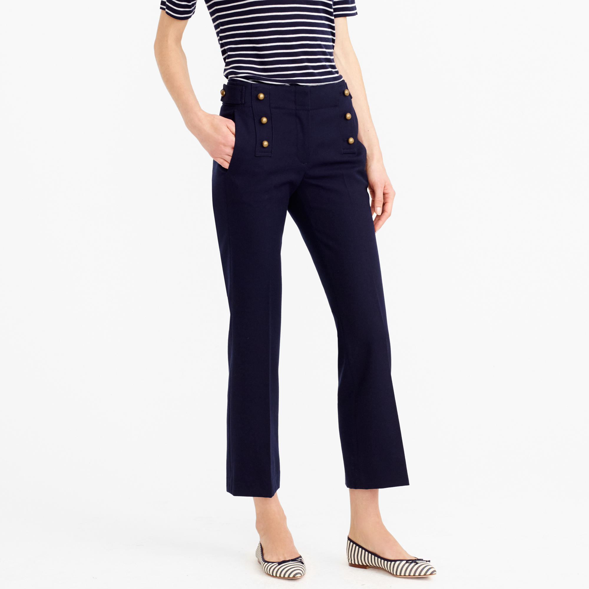 J.crew Teddie Sailor Pant in Blue | Lyst