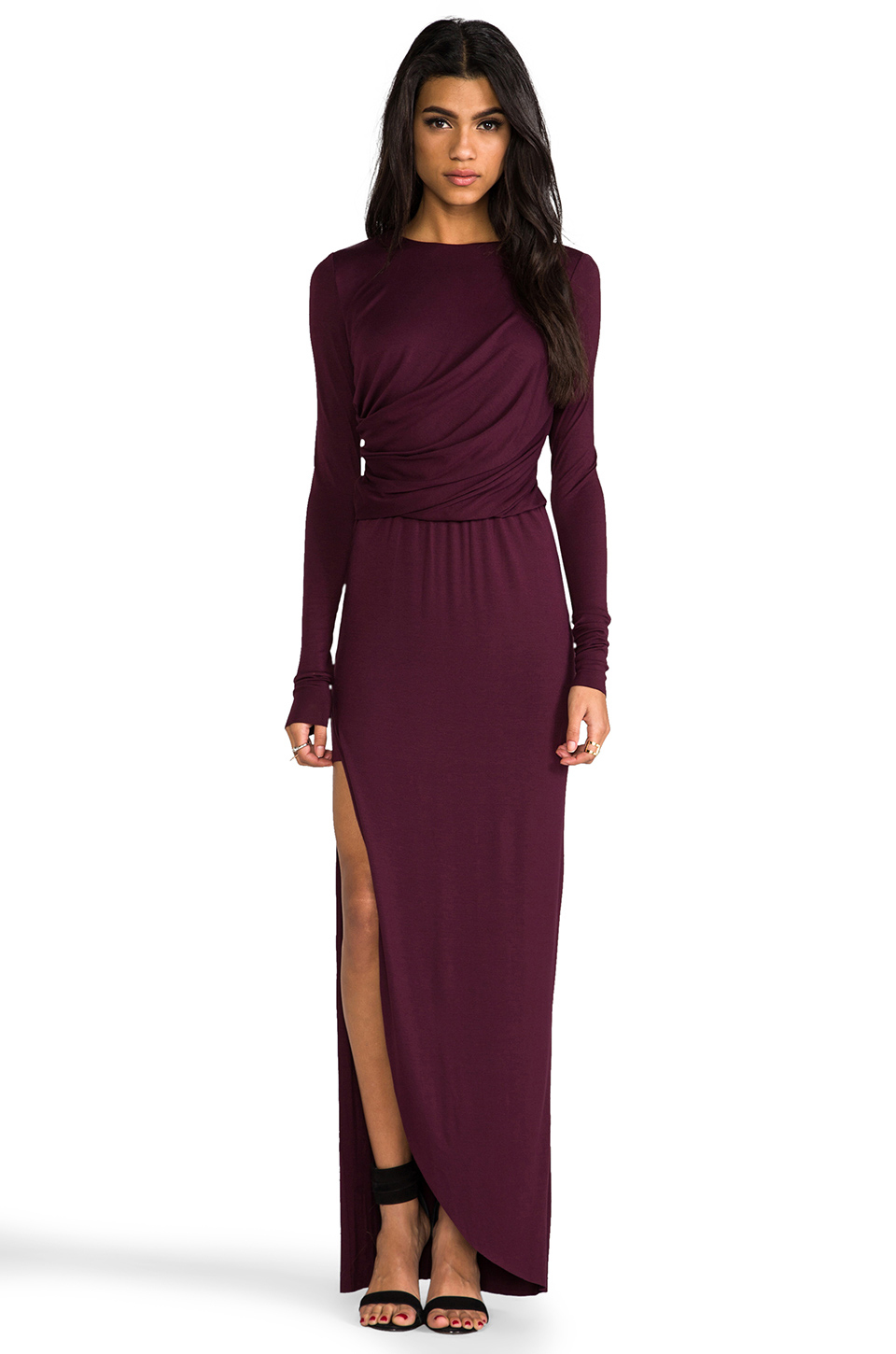Lyst - Sen Rasha Dress in Burgundy in Purple