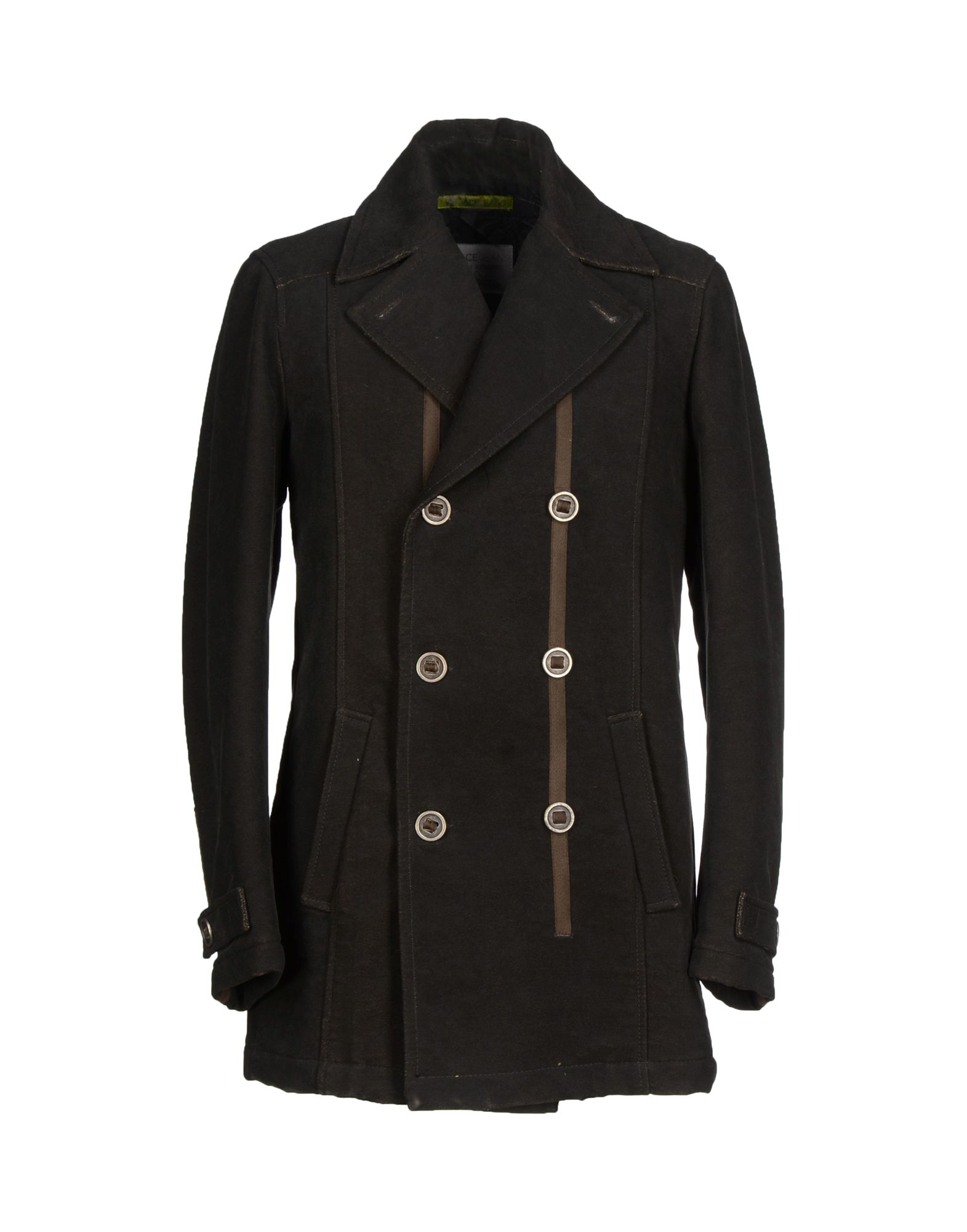 Lyst - Versace Jeans Coat in Gray for Men