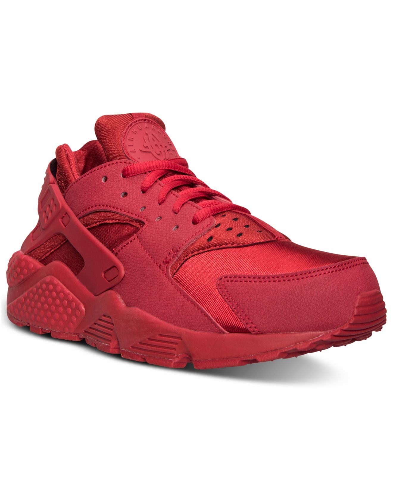 Nike Women's Air Huarache Run Running Sneakers From Finish Line in Red ...