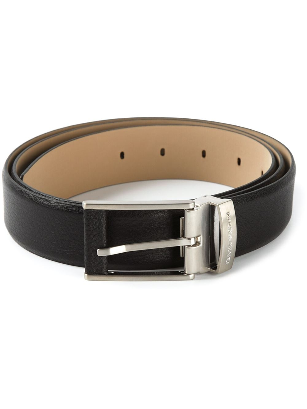 emporio armani black belt