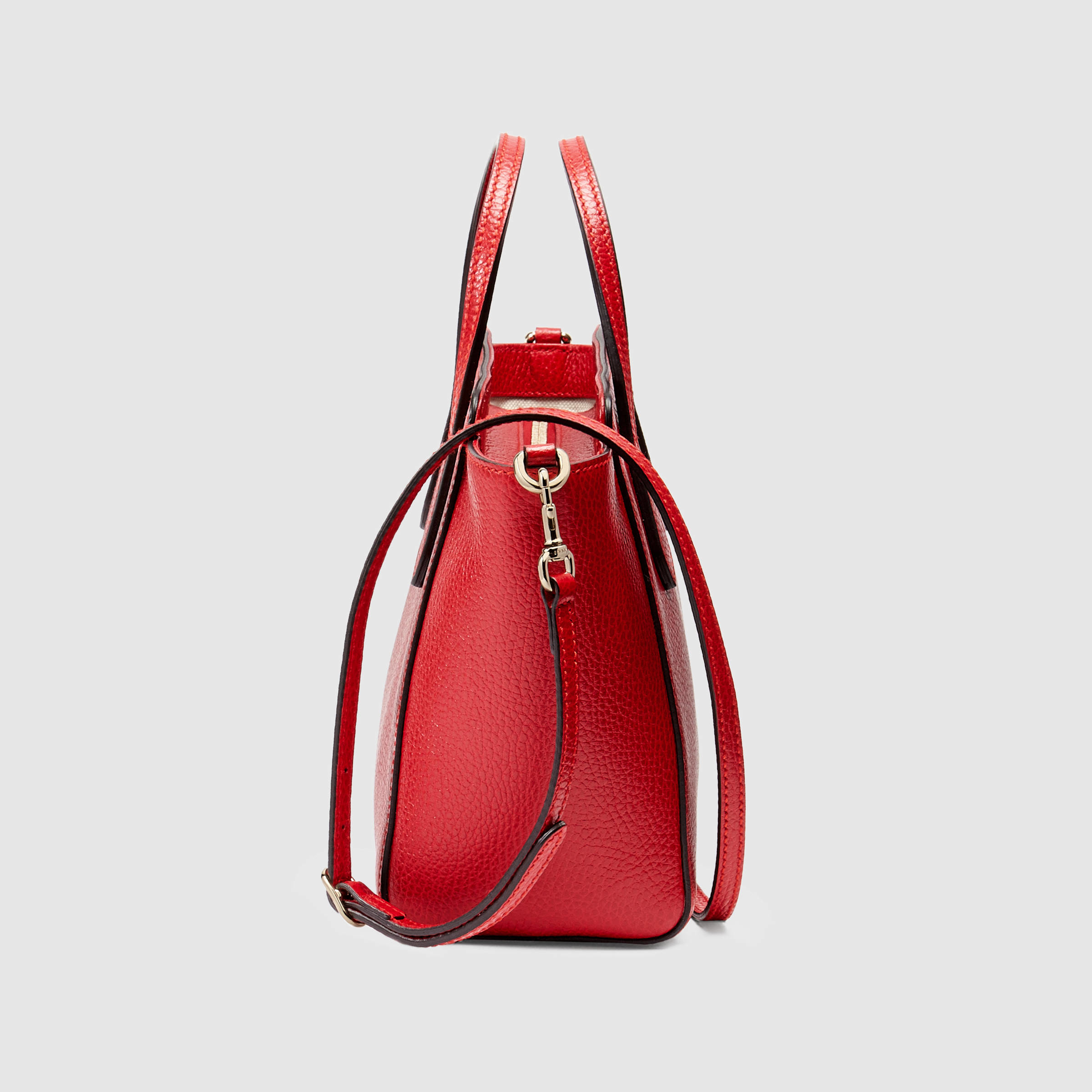 Gucci Swing Leather Mini Bag in Red (red leather) | Lyst