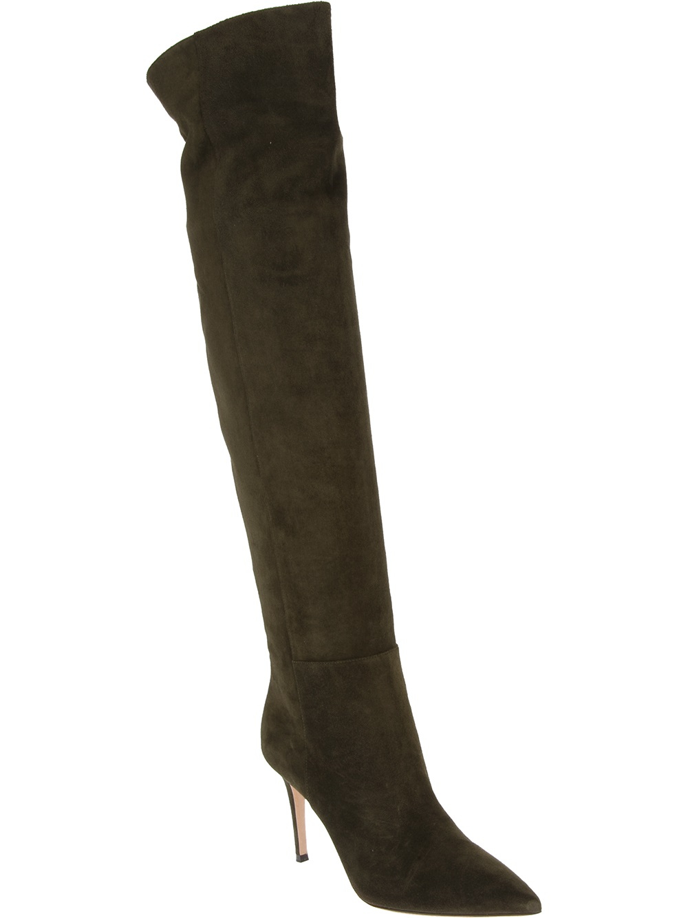 gianvito rossi over the knee leather boots