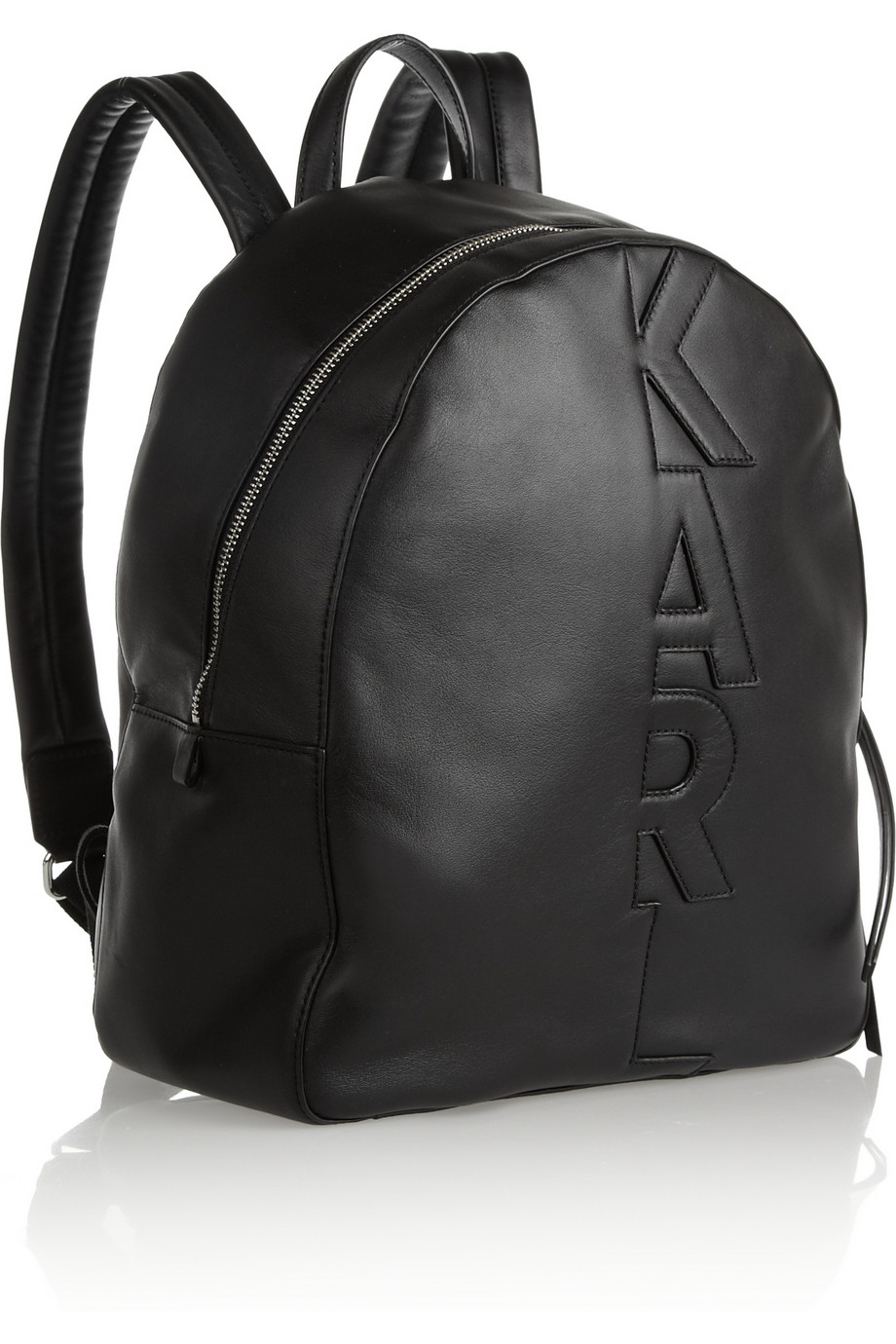 Lyst - Karl lagerfeld Appliquéd Leather Backpack in Black