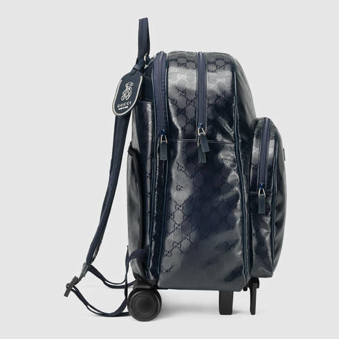 Gucci Children's Gg Imprimé Backpack in Blue | Lyst