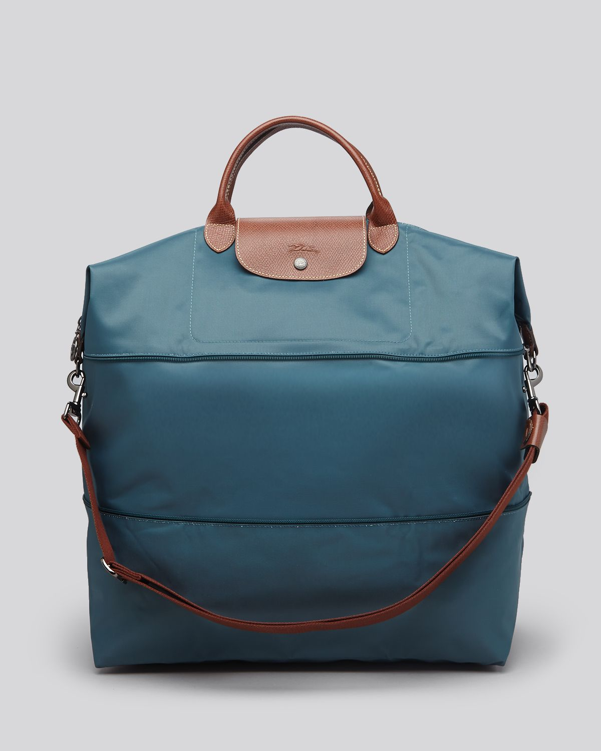 Women S Metallic Le Pliage Expandable Travel Duffel Nylon Weekender