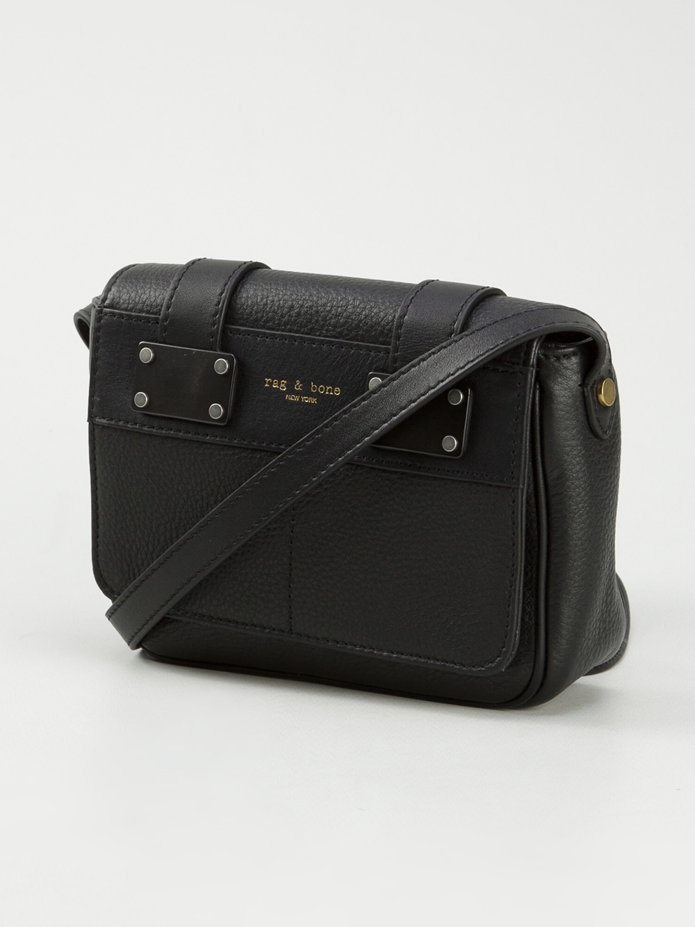 Lyst Rag & Bone Mini Pilot Bag in Black