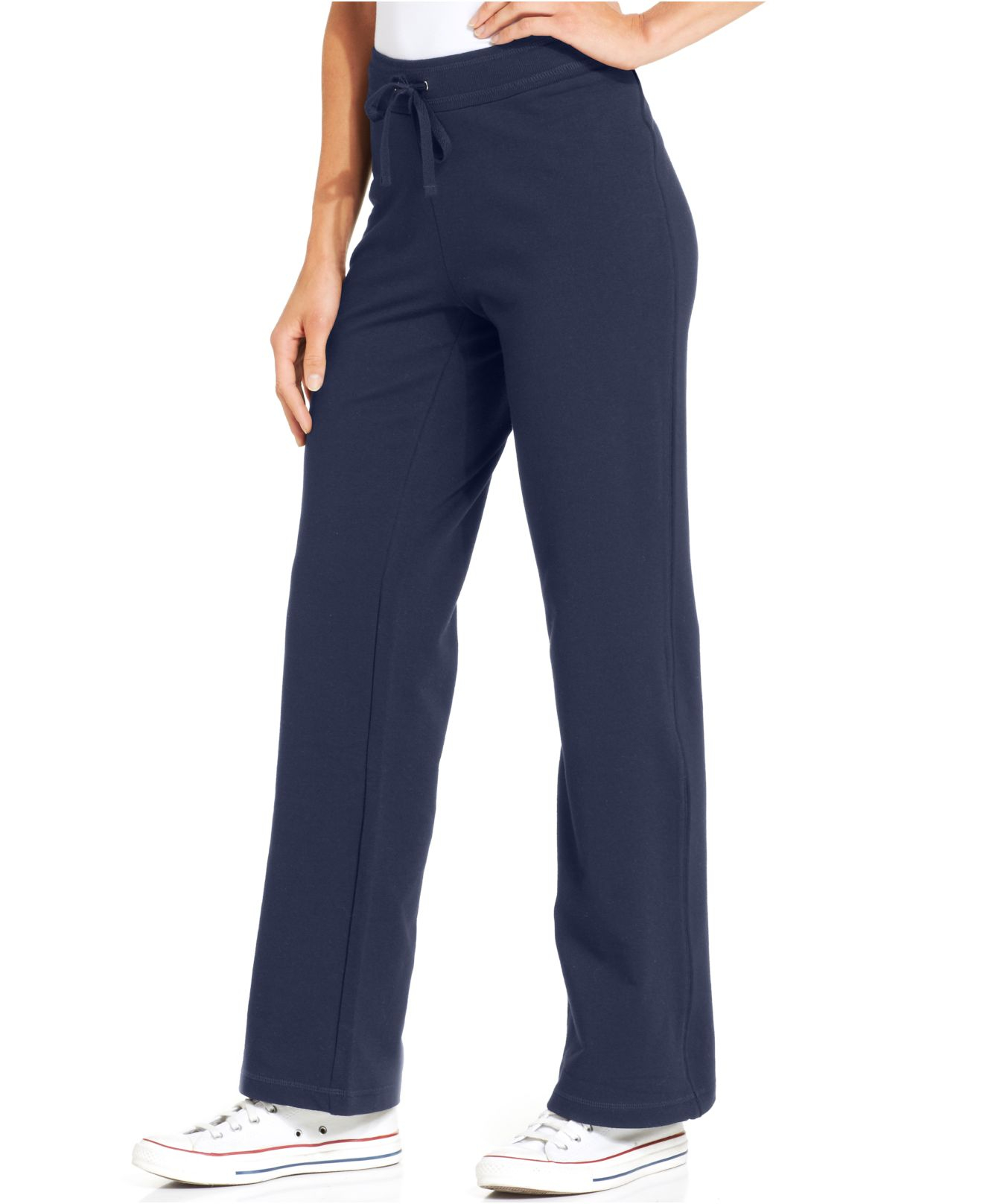 Style & co. Sport French-terry Lounge Pants in Blue | Lyst