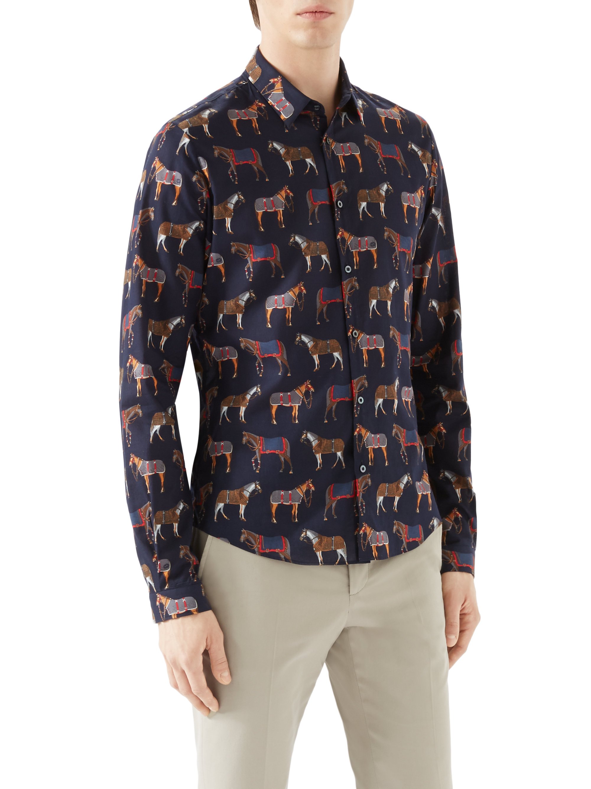 horse print shirt