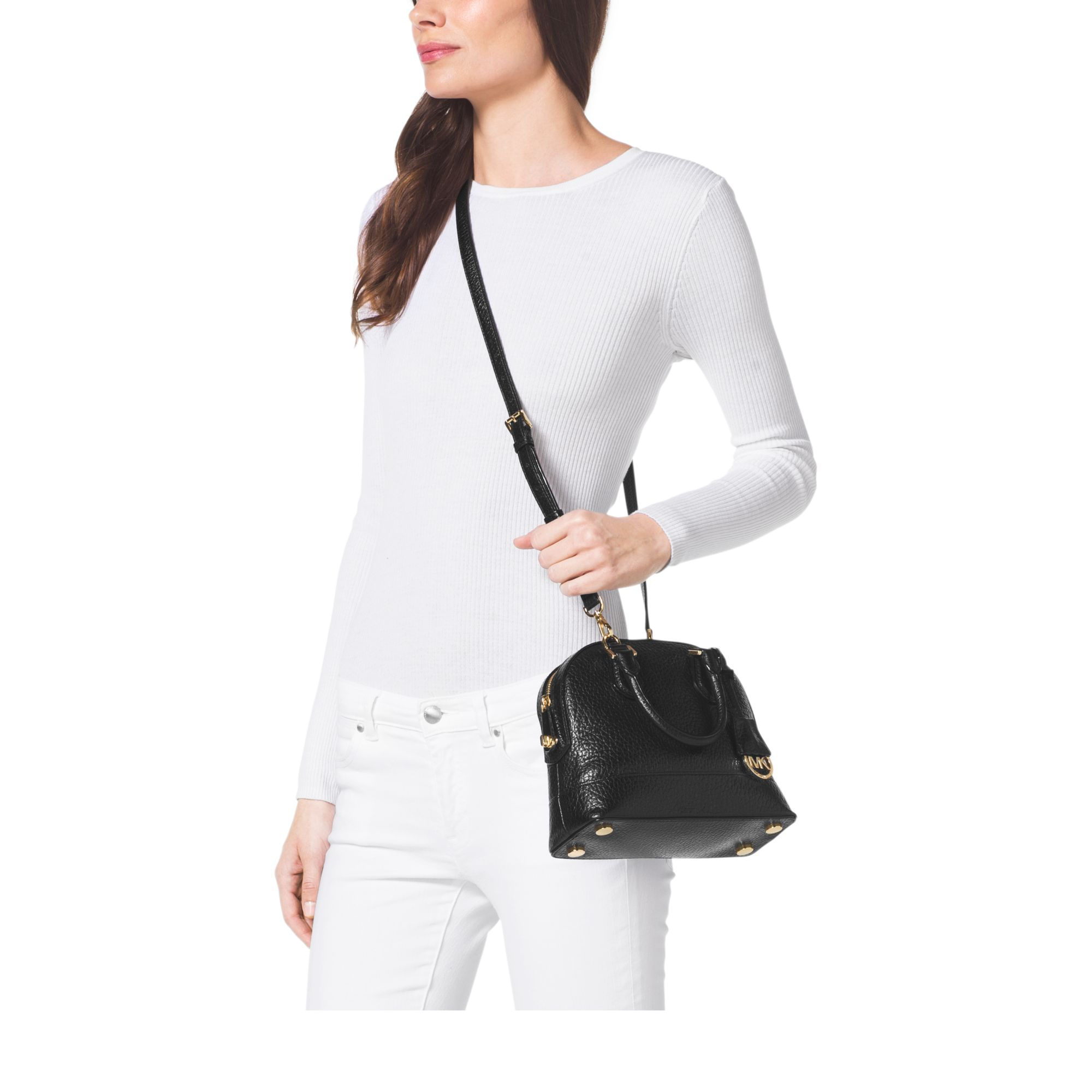 michael kors handbags new season blake travel saffiano medium black  satchels - Marwood VeneerMarwood Veneer