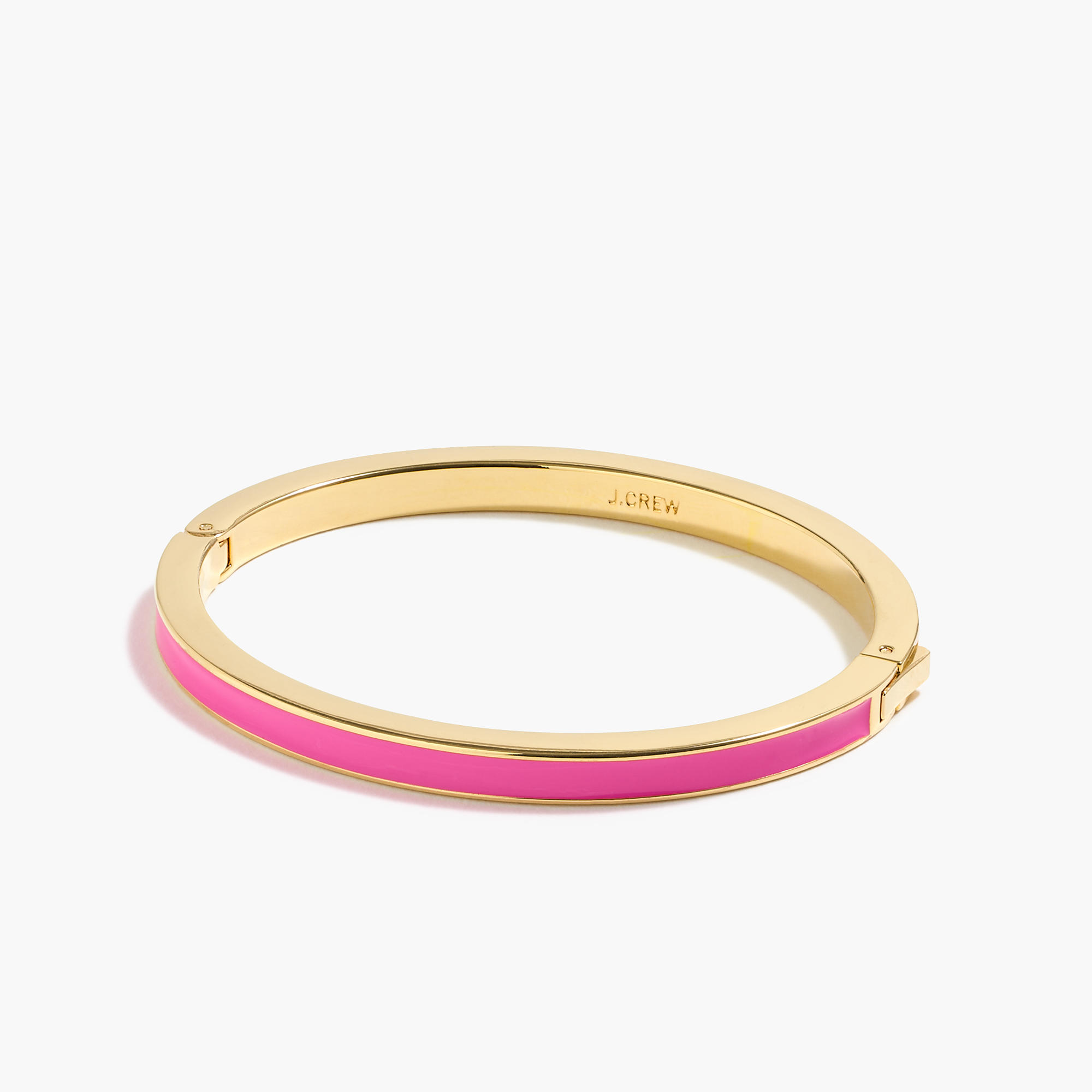 Lyst J Crew Colorful Enamel Hinge Bracelet In Pink Gallery