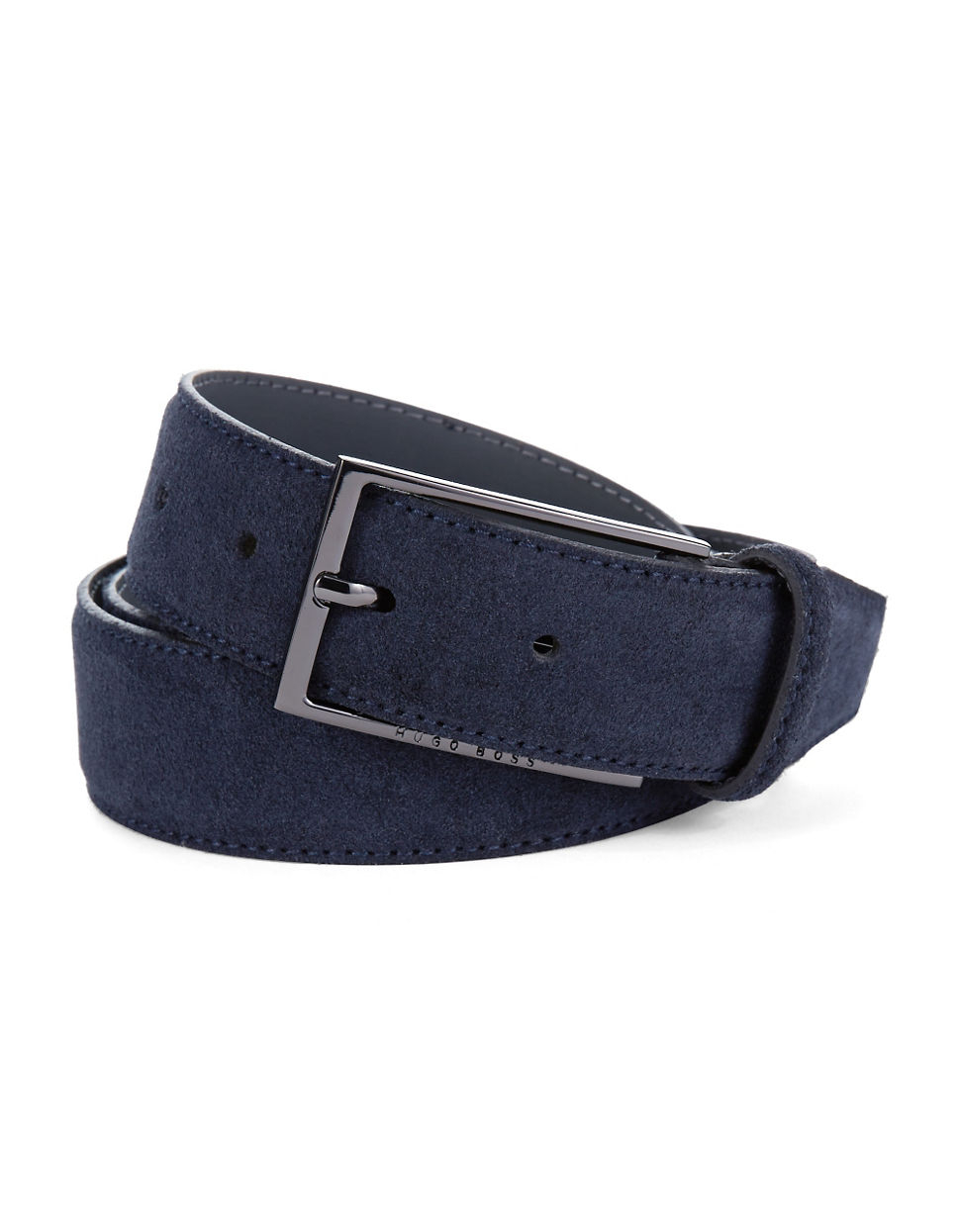 Hugo Boss Leather Belt in Blue for Men (DARK BLUE) | Lyst