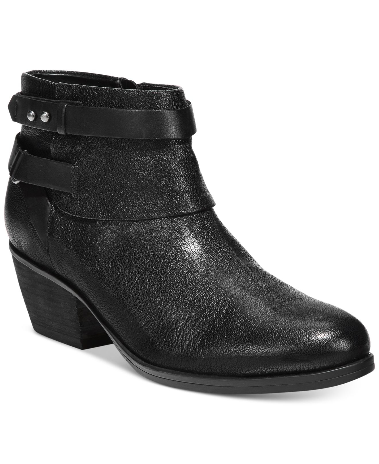 black leather booties        
        <figure class=