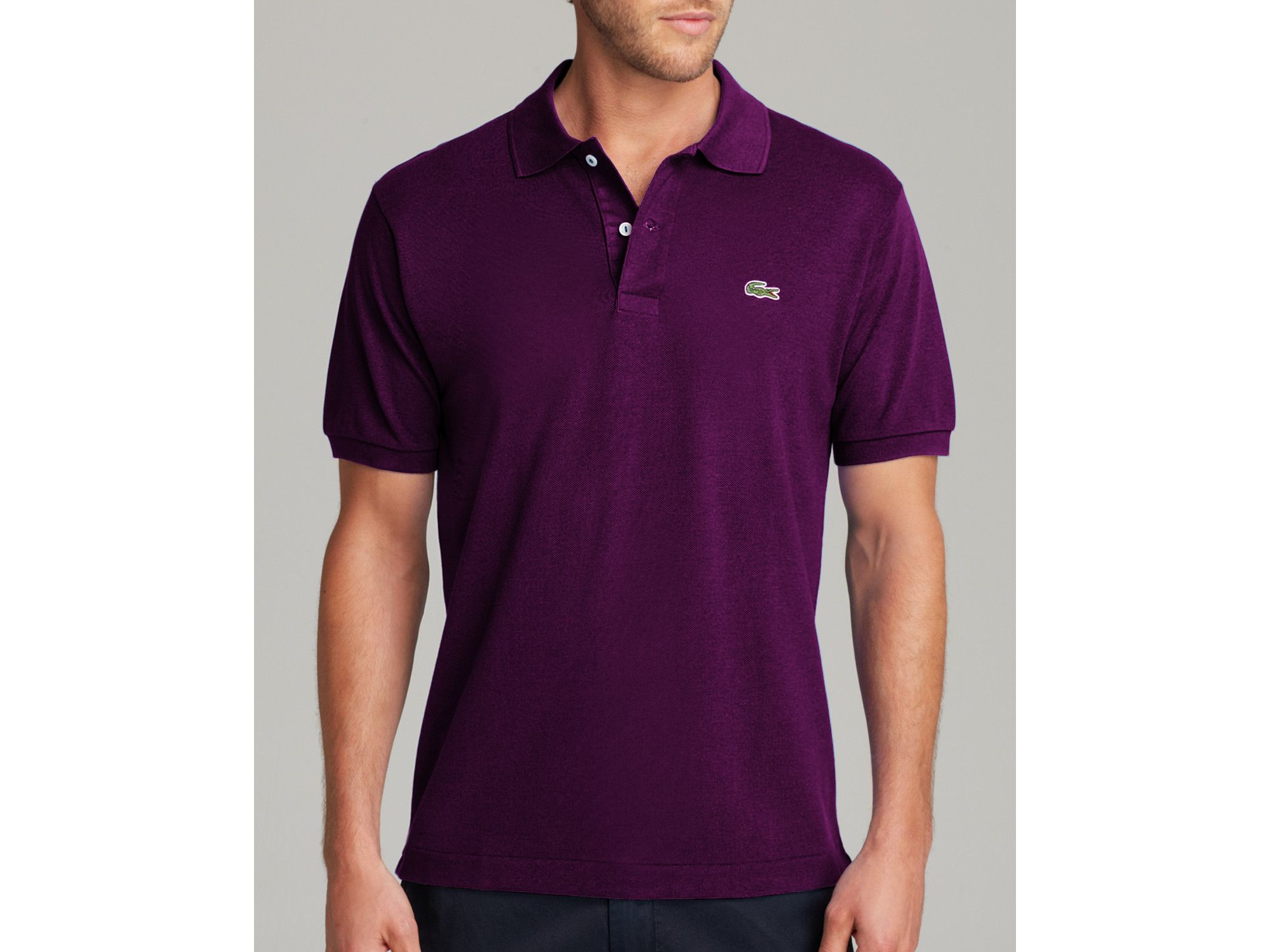 Lacoste Classic Fit Polo in Purple for Men (Urchin Purple) | Lyst