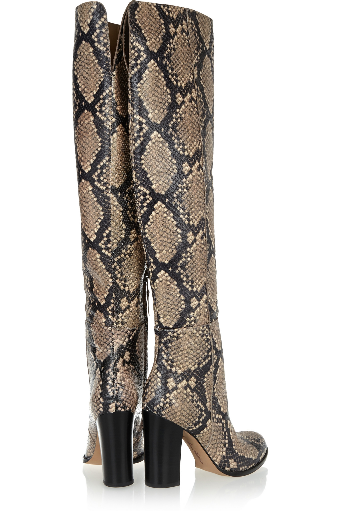 circus by sam edelman pamela snake embossed leather tall boot