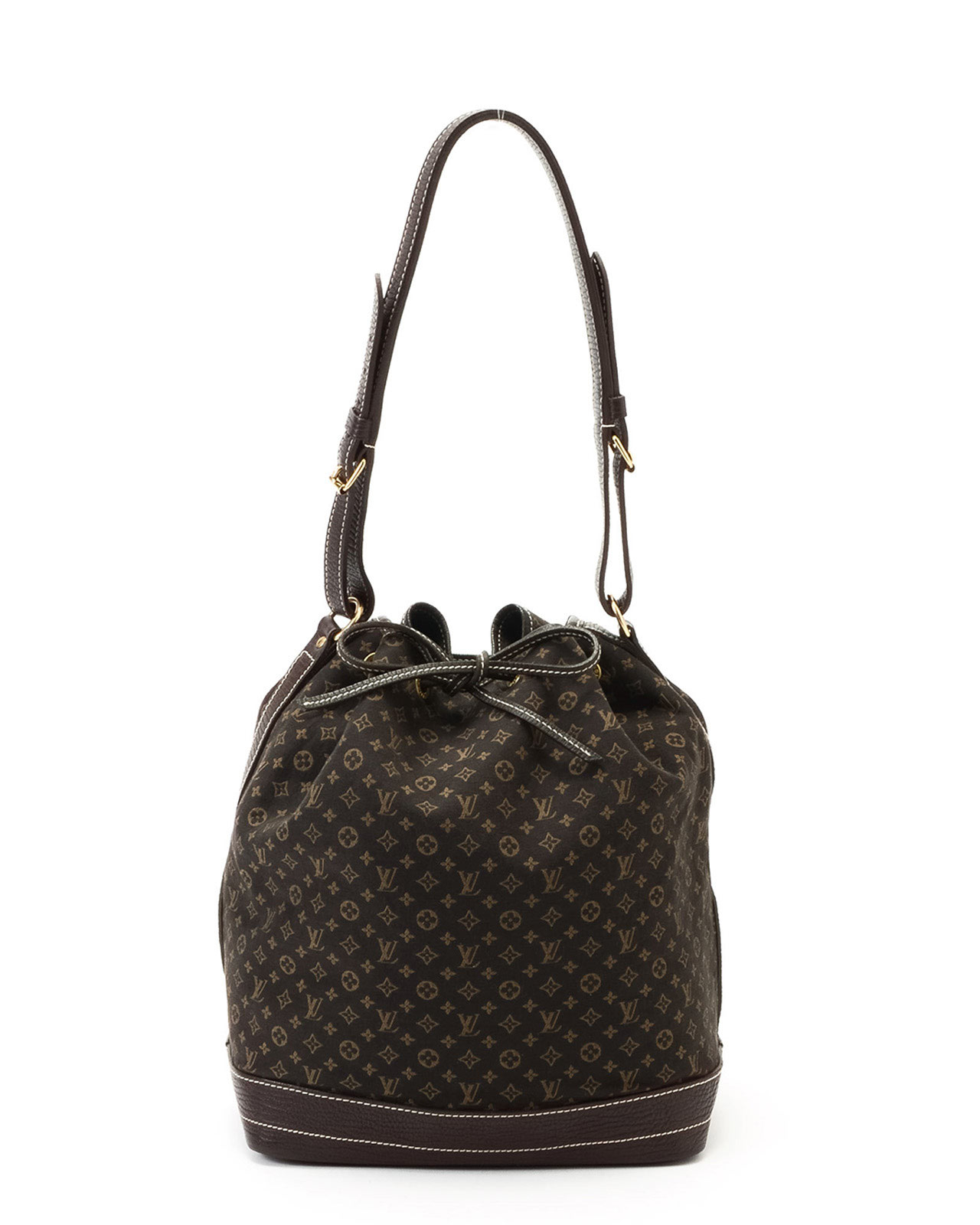 Louis vuitton Dark Brown Noe Handbag in Brown | Lyst